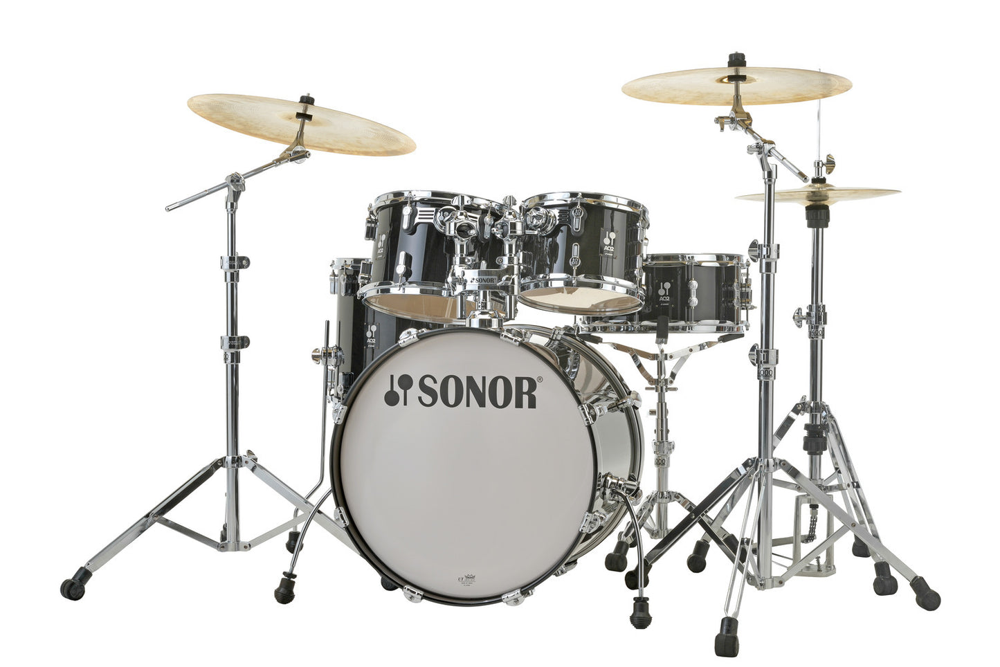 SONOR AQ2 MAPLE STUDIO SET-Transparent Black