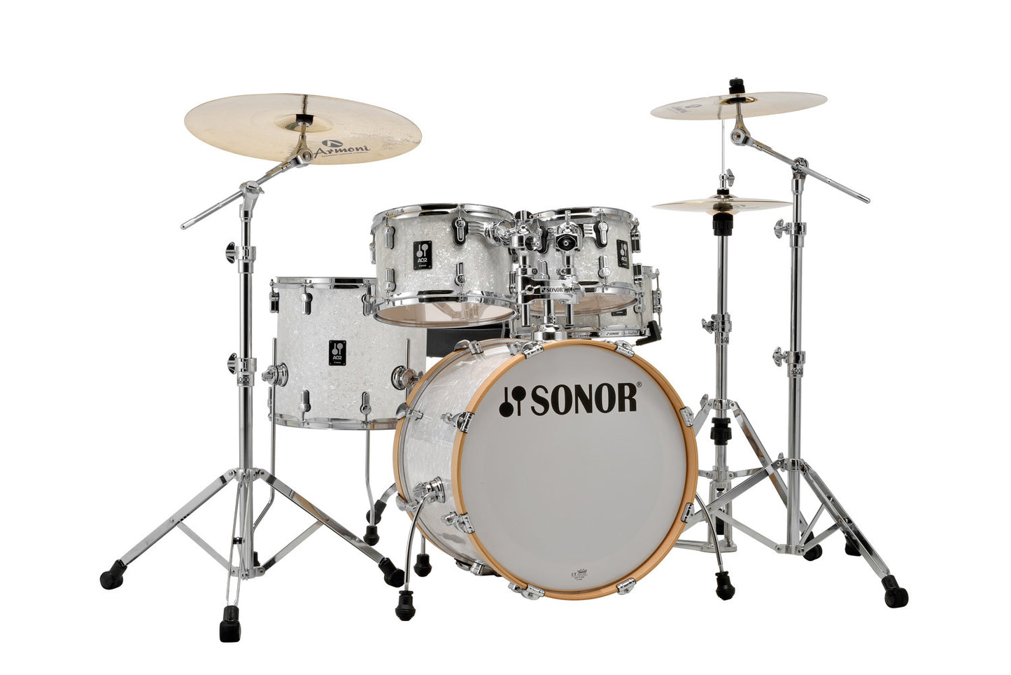 SONOR AQ2 MAPLE STUDIO SET-White Marine Pearl