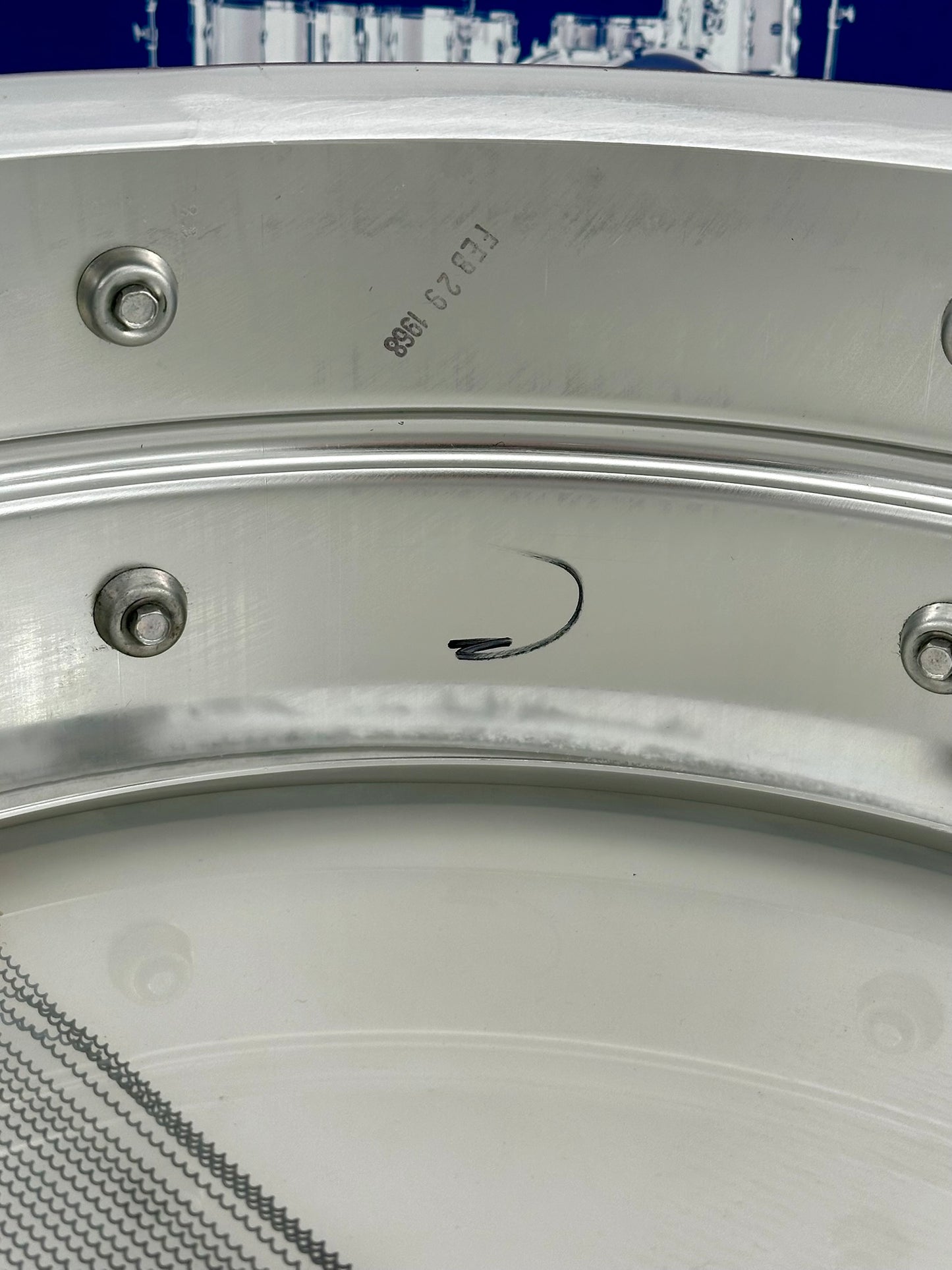 *RARE* LEAP DAY FEB 29 1968 Vintage Ludwig Acrolite Snare Drum