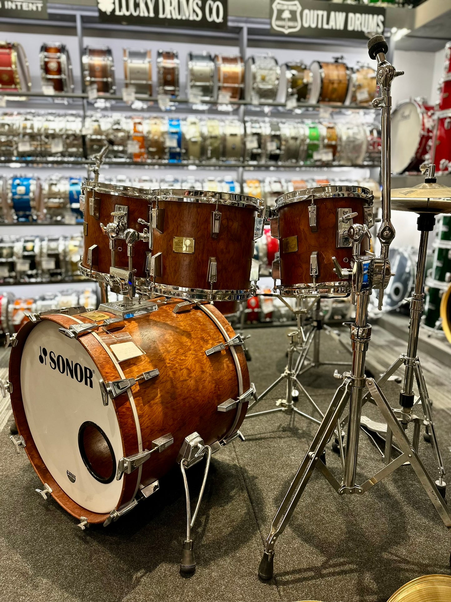 Sonor Horst Link Signature Kit - 1980s Bubinga/Beech