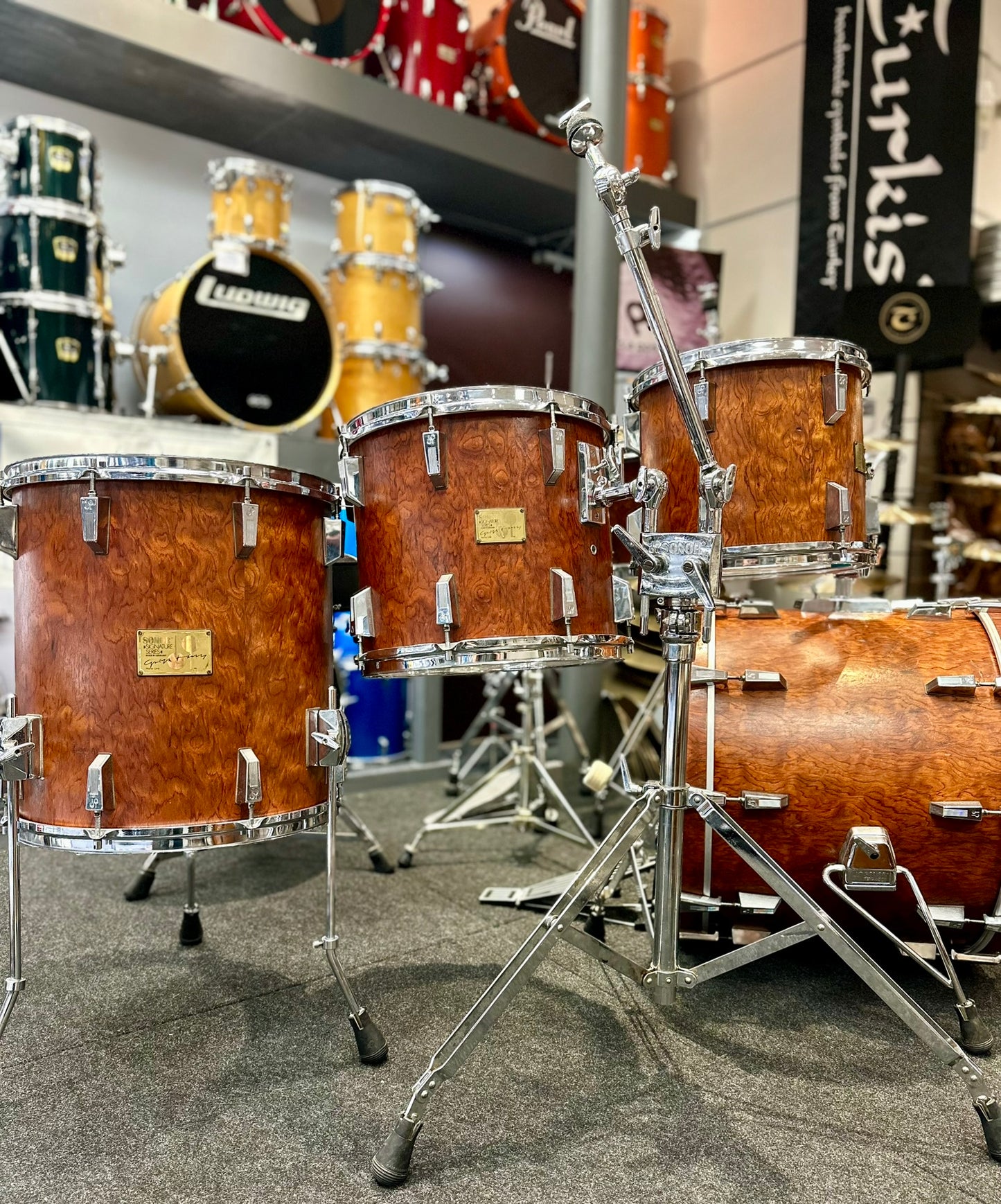 Sonor Horst Link Signature Kit - 1980s Bubinga/Beech