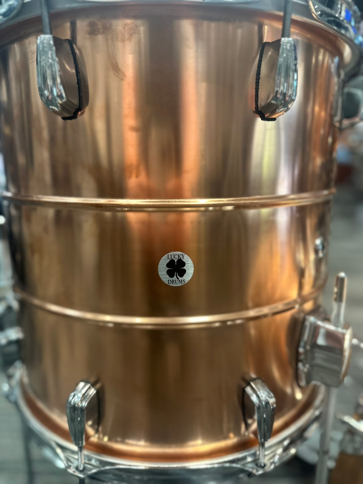 Lucky Drum Company Custom Copper 18/12/14 3-Piece Bop Kit