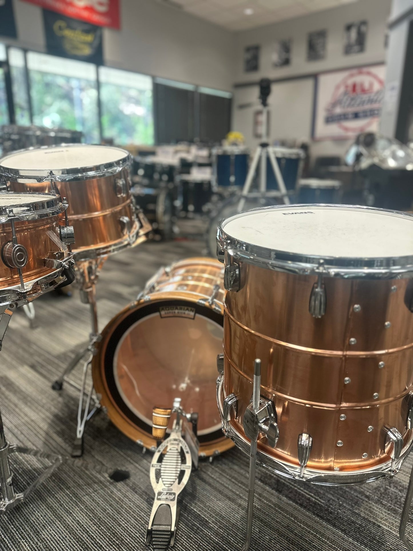 Lucky Drum Company Custom Copper 18/12/14 3-Piece Bop Kit