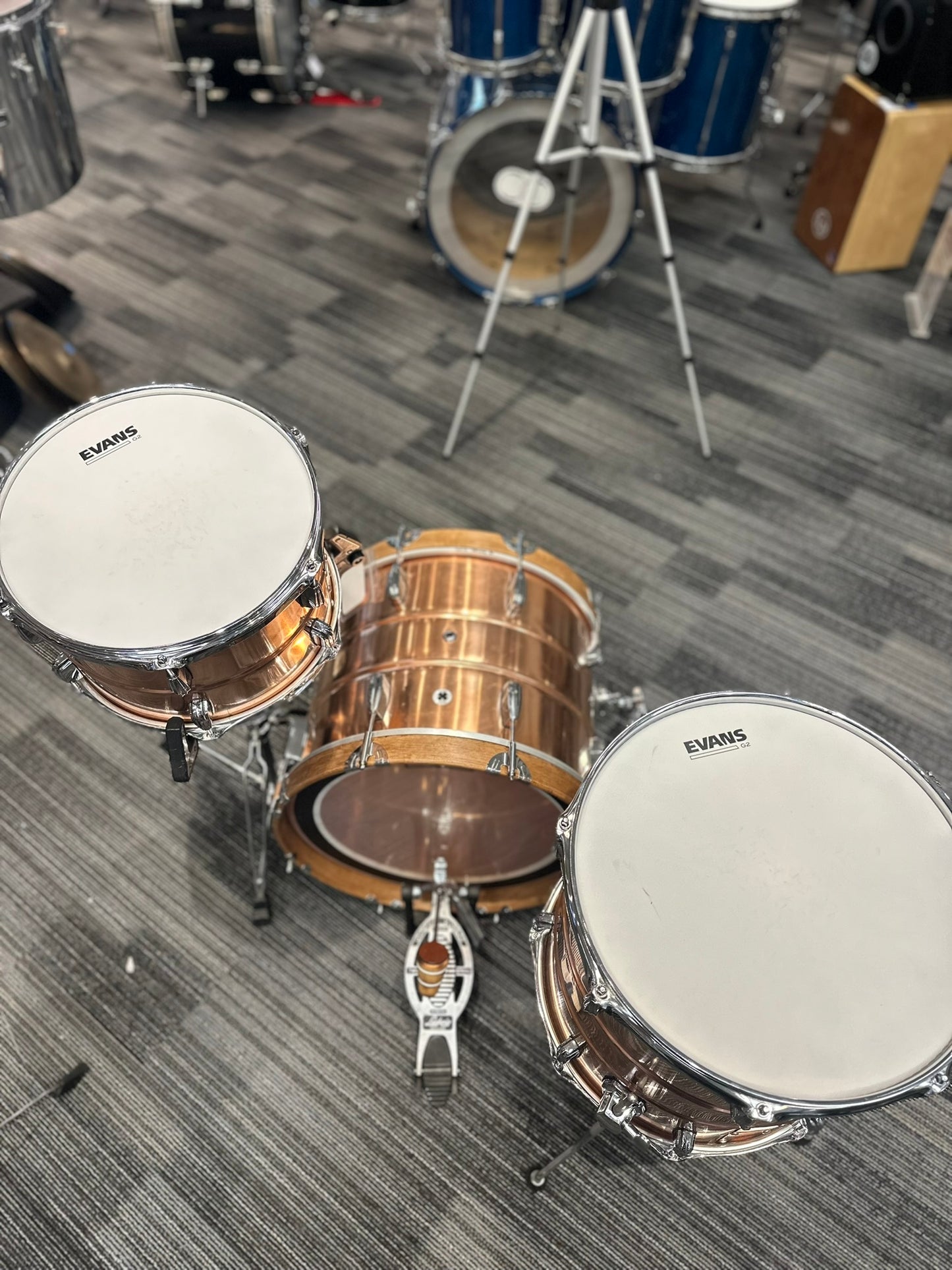 Lucky Drum Company Custom Copper 18/12/14 3-Piece Bop Kit
