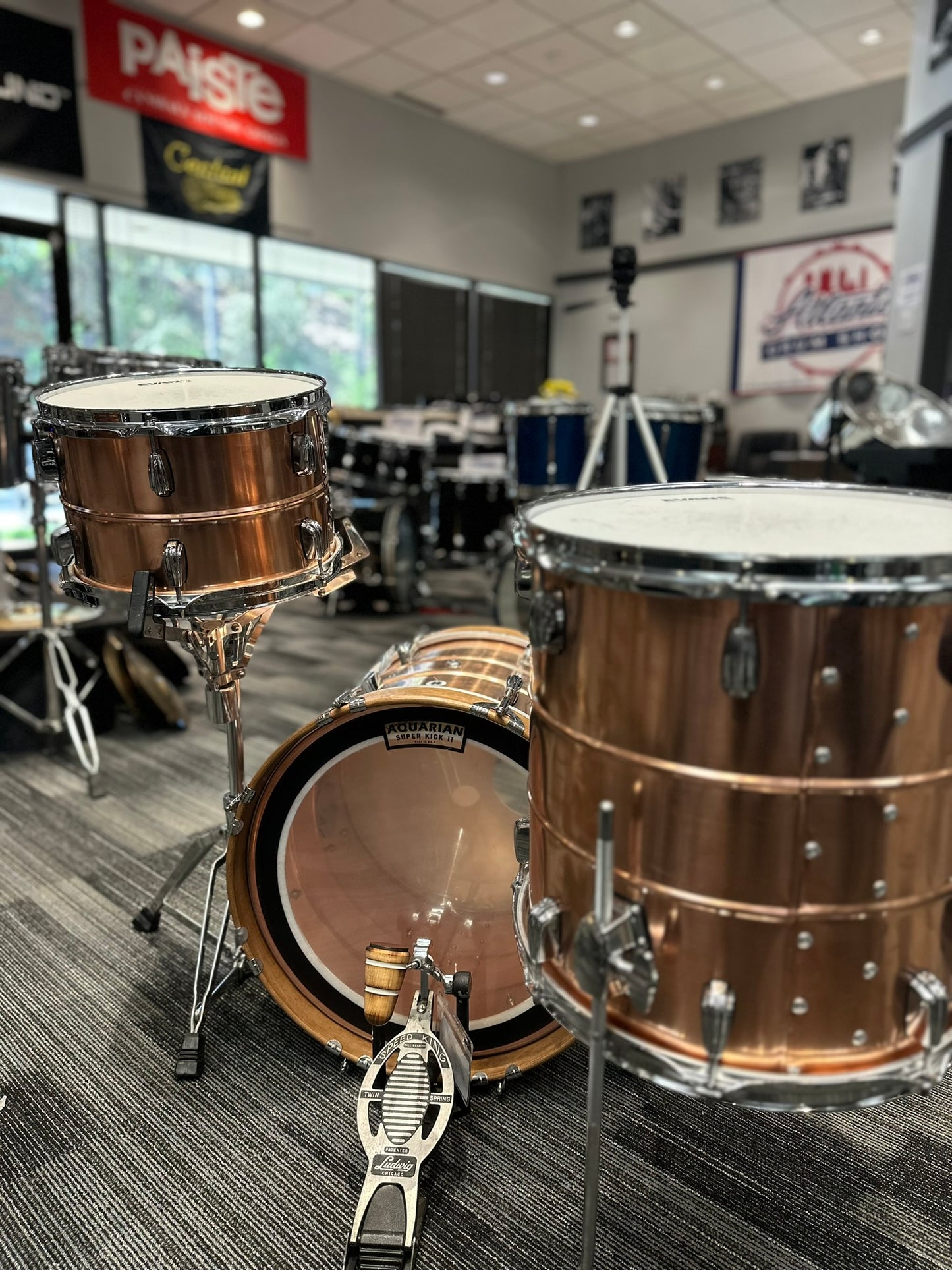 Lucky Drum Company Custom Copper 18/12/14 3-Piece Bop Kit