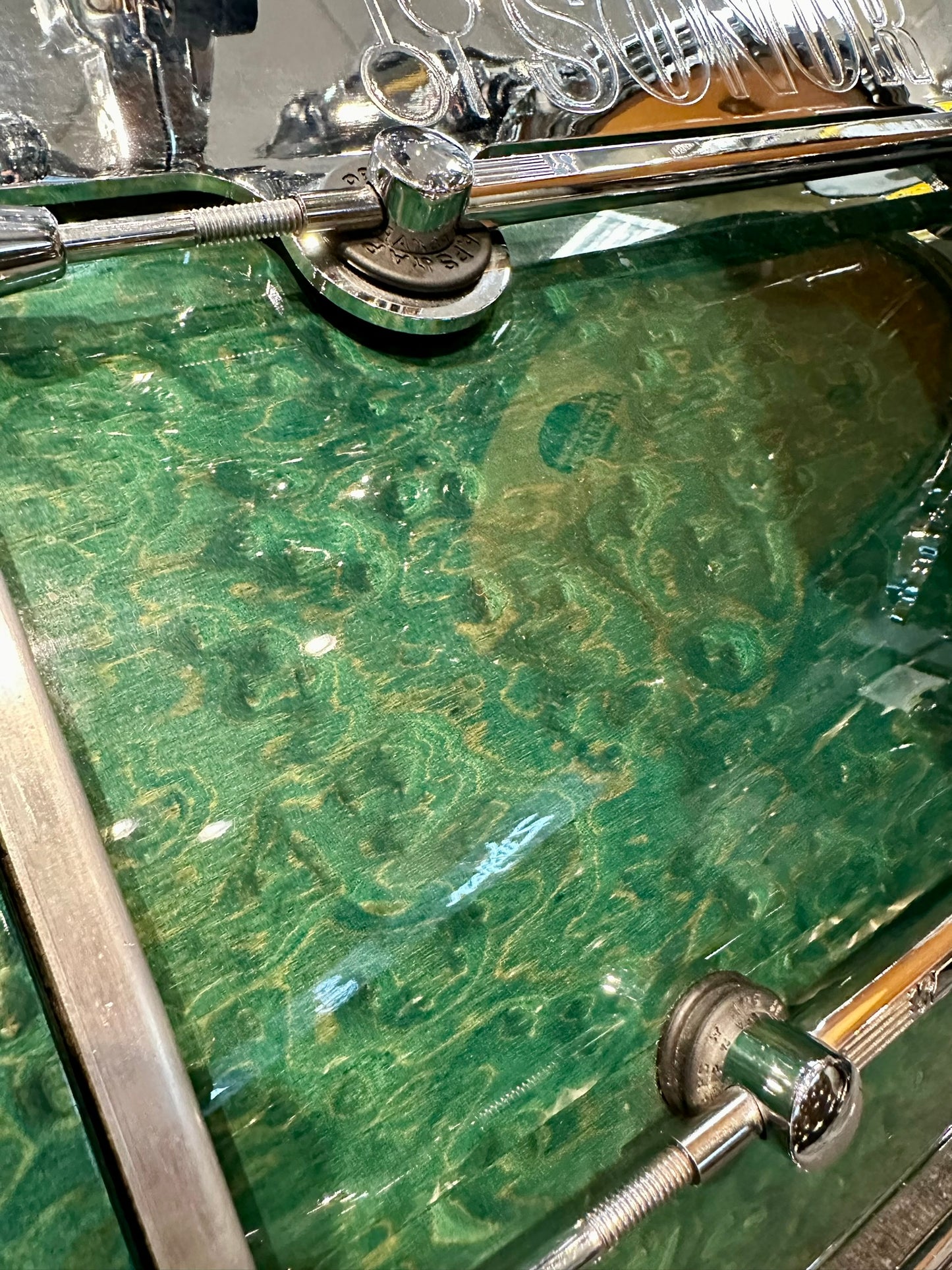 Sonor Designer Maple 4-Piece - Green Stain Birdseye Maple