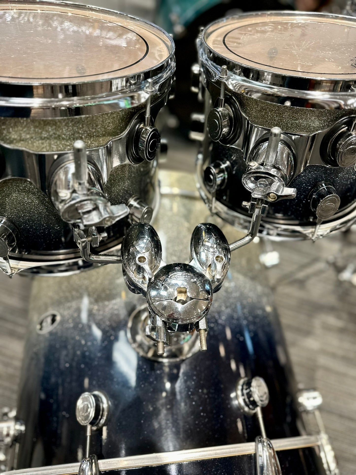 PDP X7 Series Silver Sparkle Fade Lacquer 6-Piece