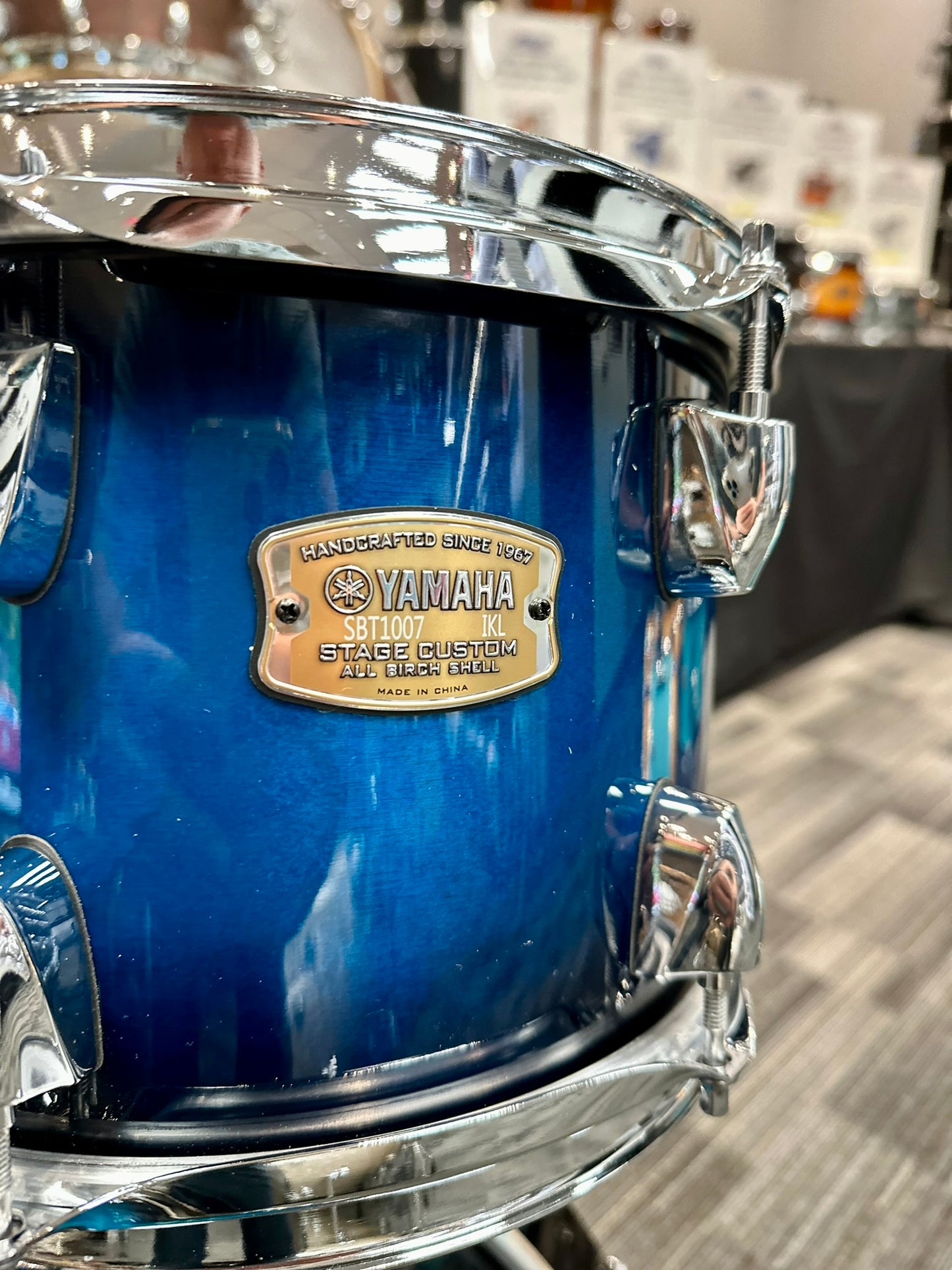Yamaha Stage Custom 5-Piece in Deep Blue Sunburst