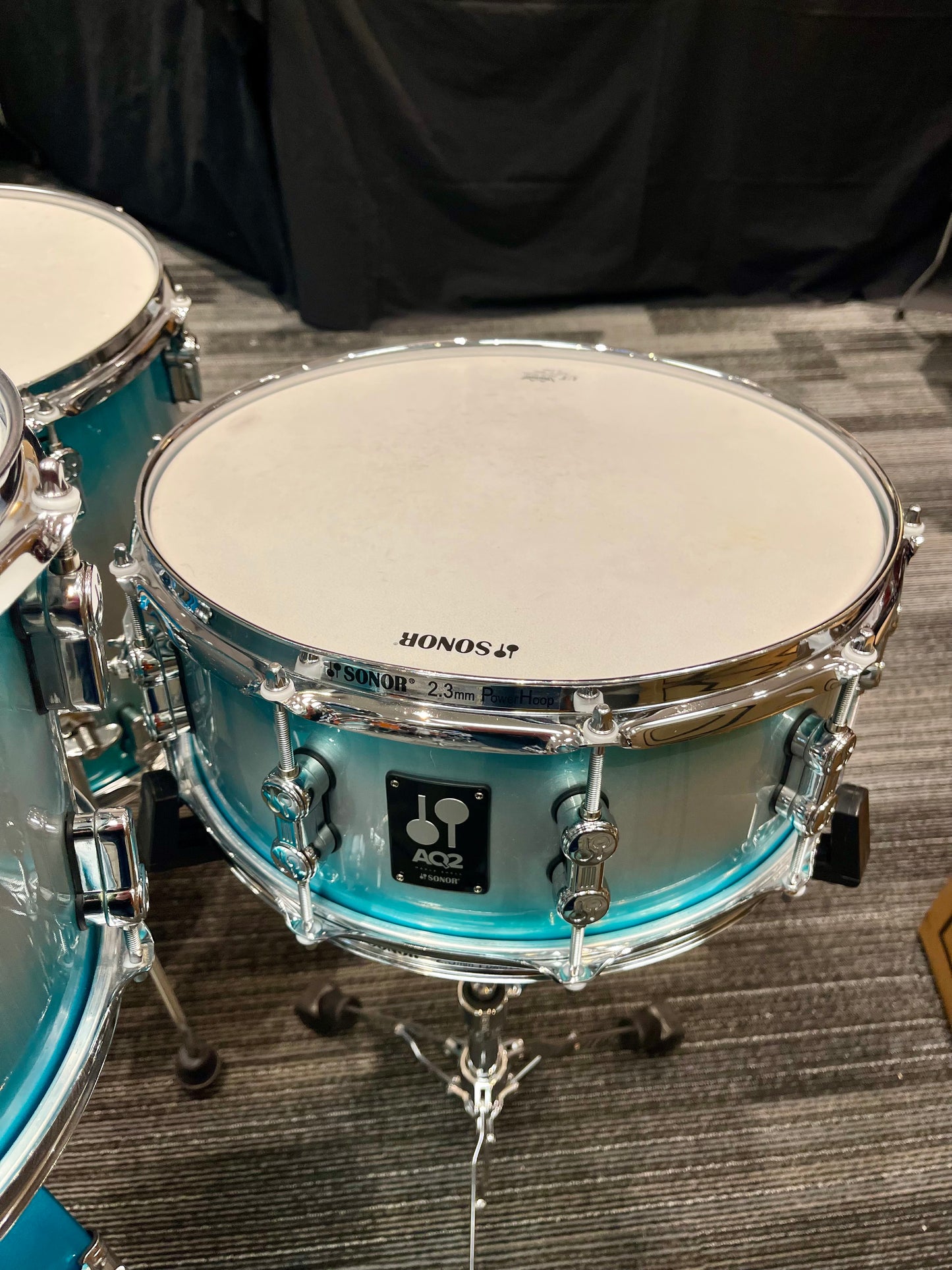 Sonor AQ2 Bop 4-piece Shell Pack with Snare - Aqua Silver Burst - Gently Used
