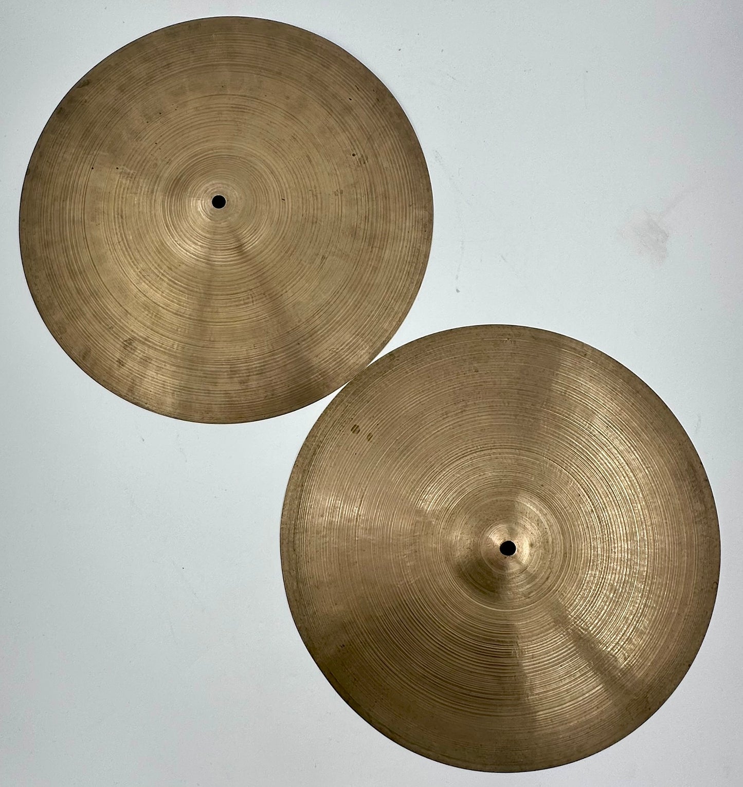 K. Zildjian 1959 Old Stamp IVb 15" Medium Hi Hat Pair - 972/1,060g