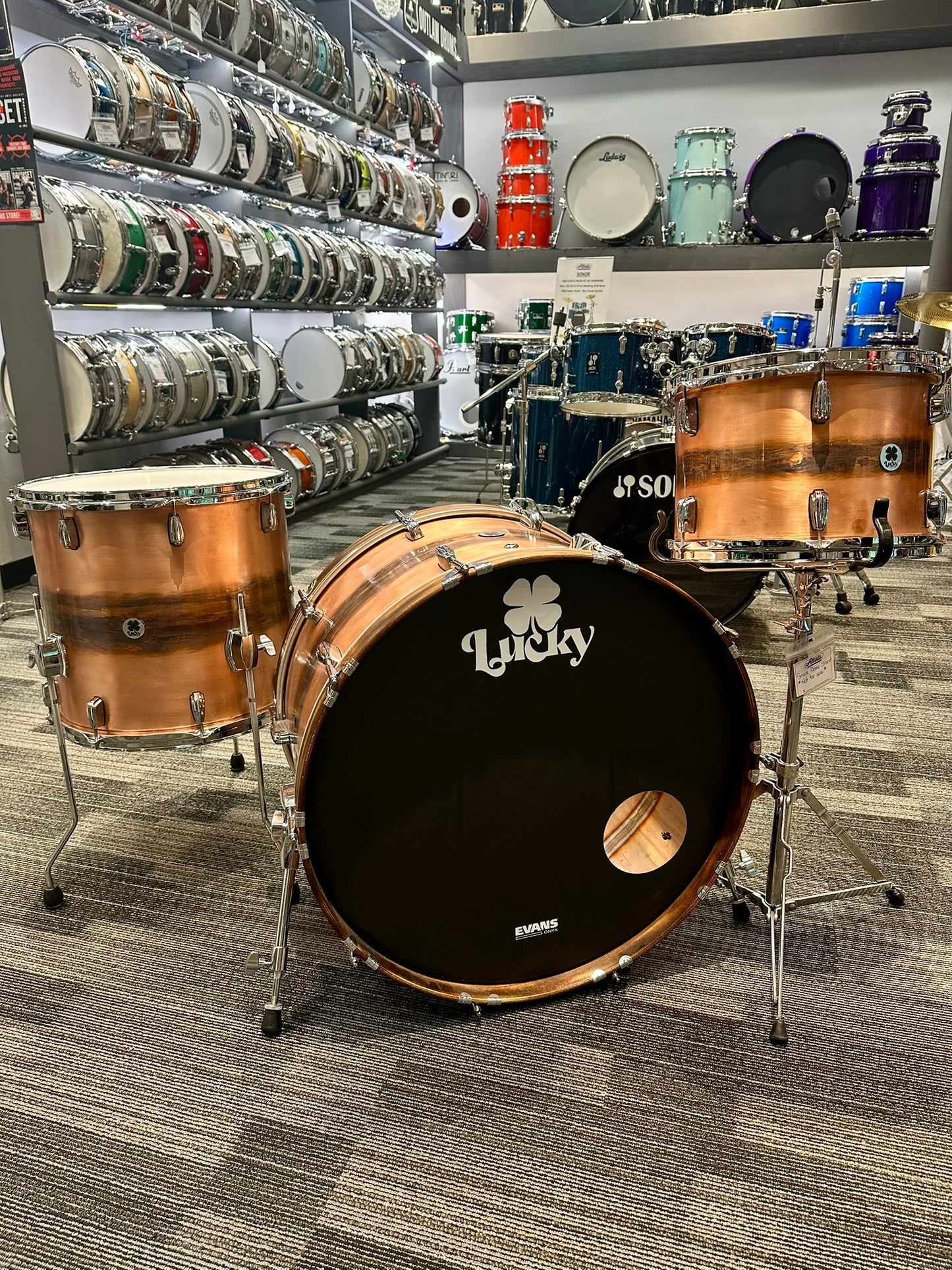 Lucky Drum Co - Copper 3-Piece 24/13/16 Kit