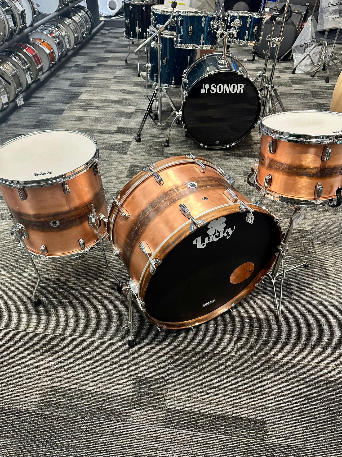 Lucky Drum Co - Copper 3-Piece 24/13/16 Kit