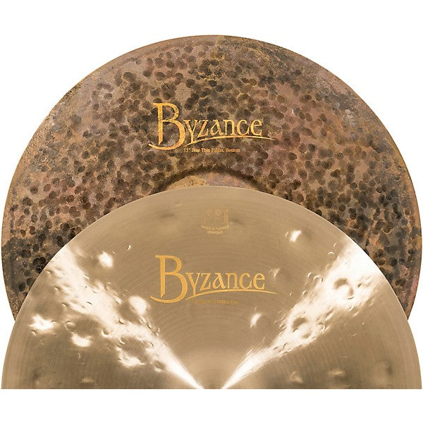 MEINL Byzance Jazz Thin Hi-Hat Cymbals - 15"