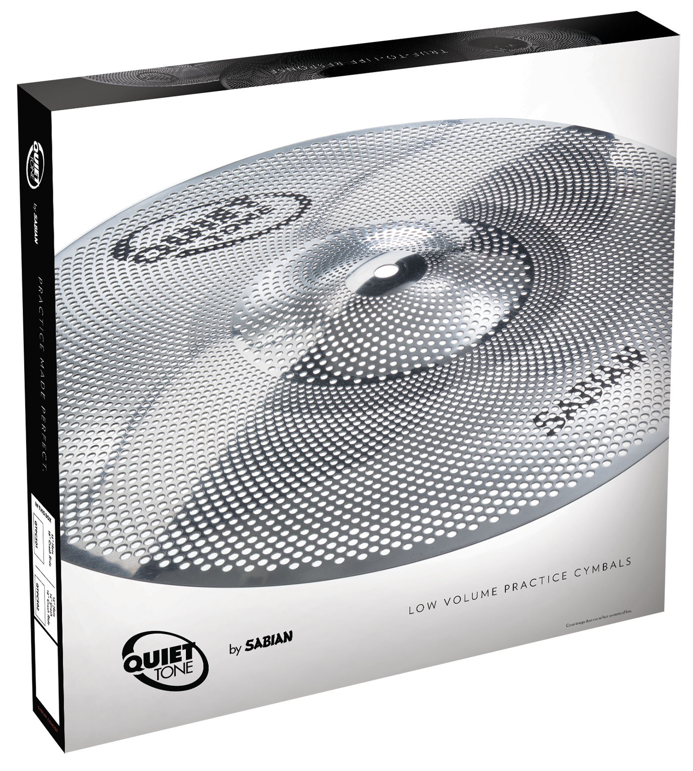 SABIAN Quiet Tone Practice Cymbals Set Qtpc502