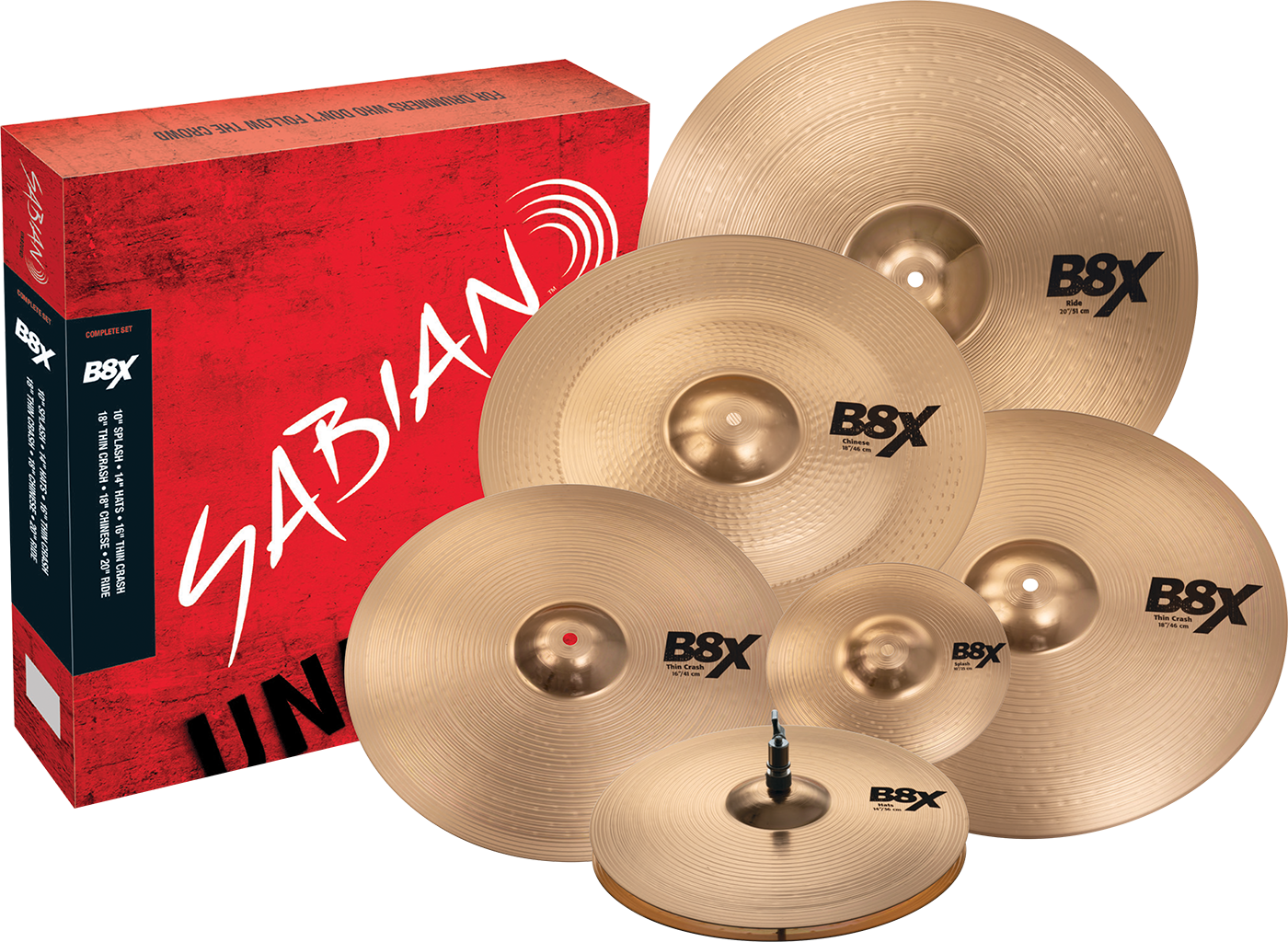 SABIAN B8X Complete Set