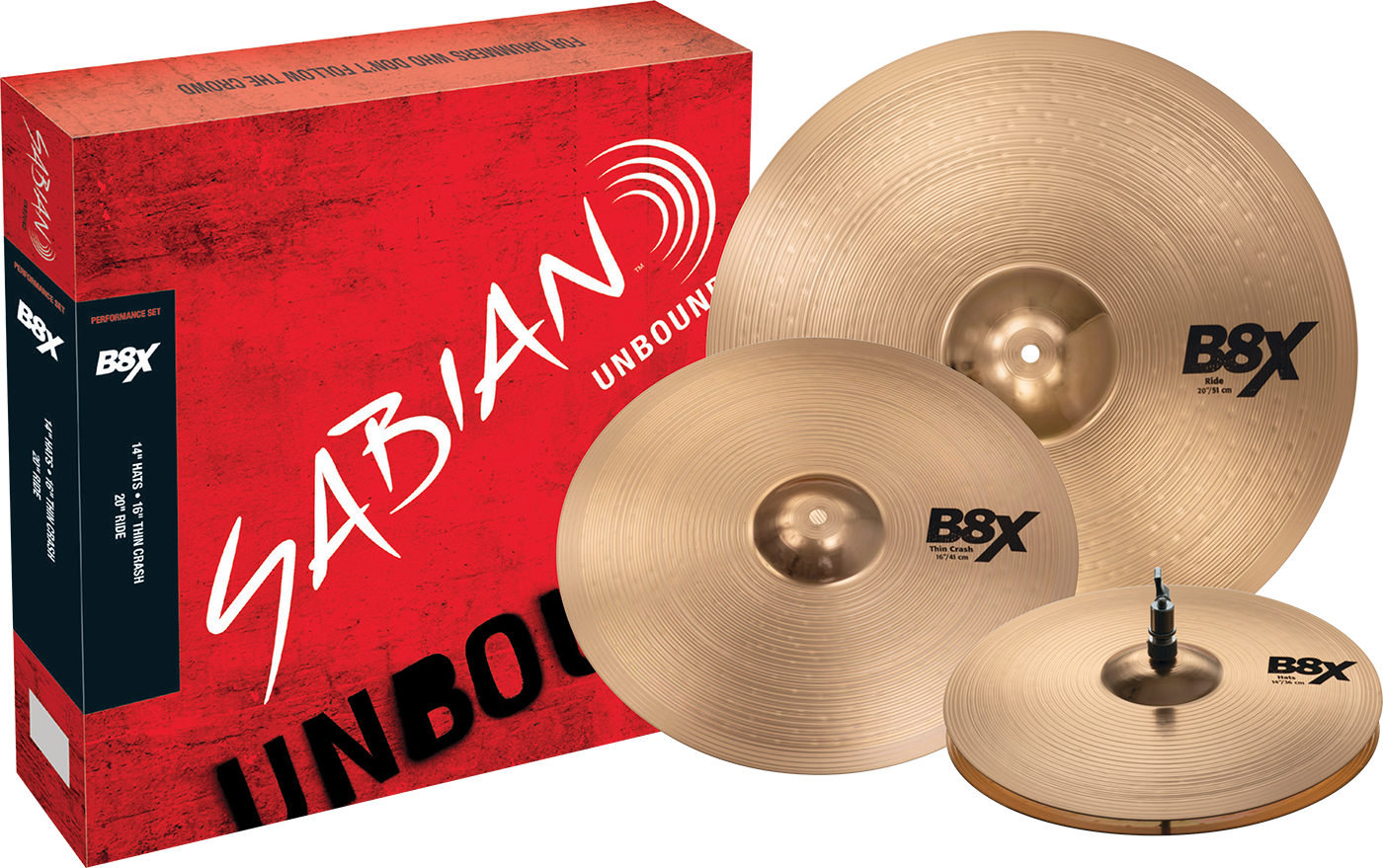 SABIAN B8X Performance Set