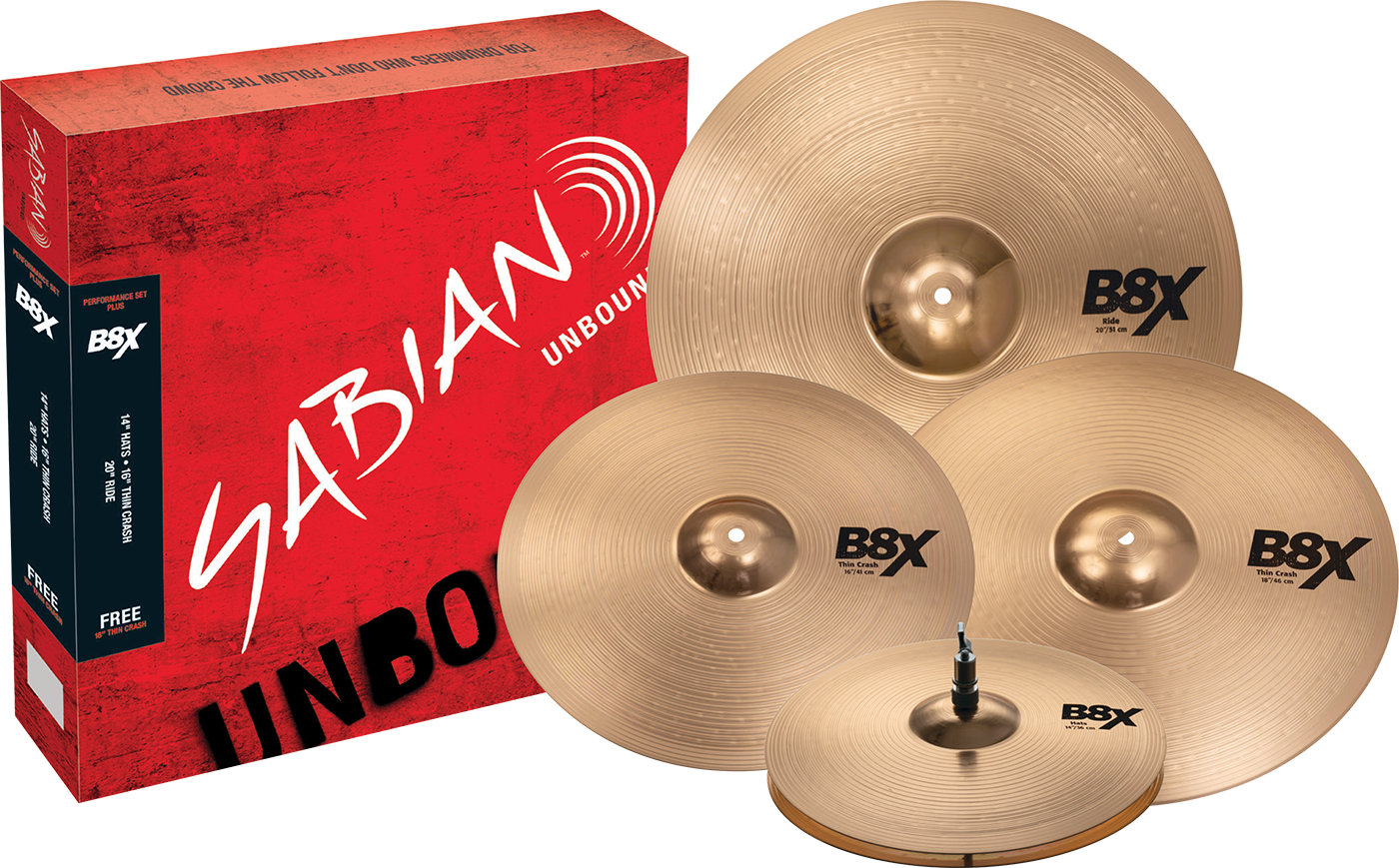 SABIAN B8X Performance Set Plus
