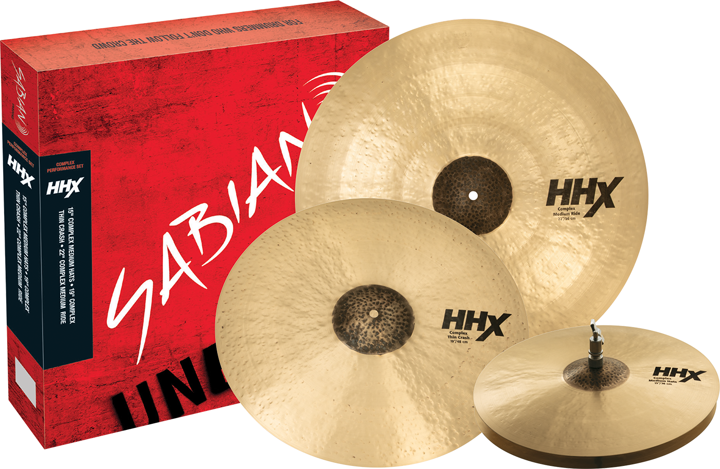 SABIAN HHX Complex Performance Set