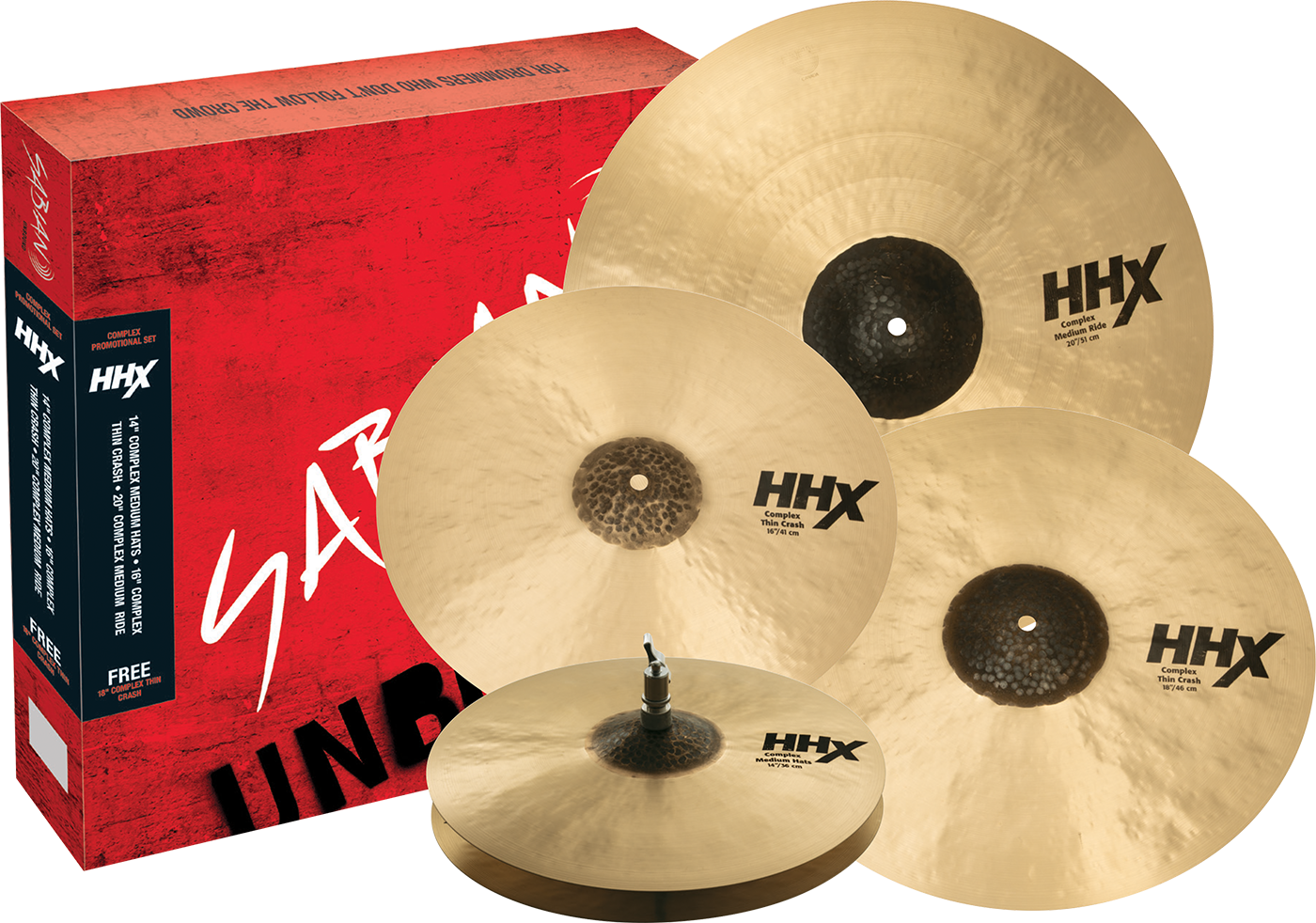 SABIAN HHX Complex Promotional Set