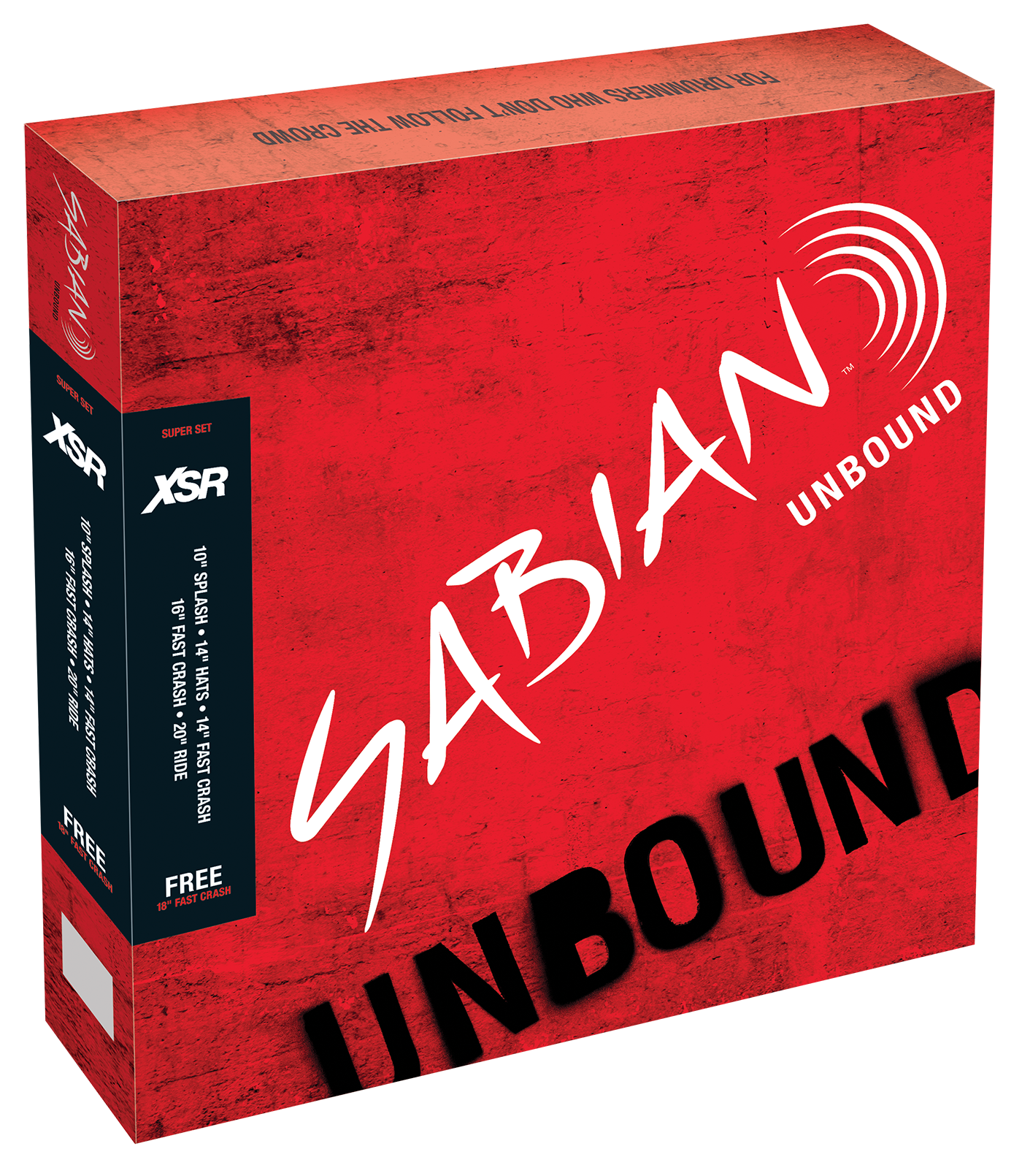 SABIAN XSR Super Set w/10" & 18" -
