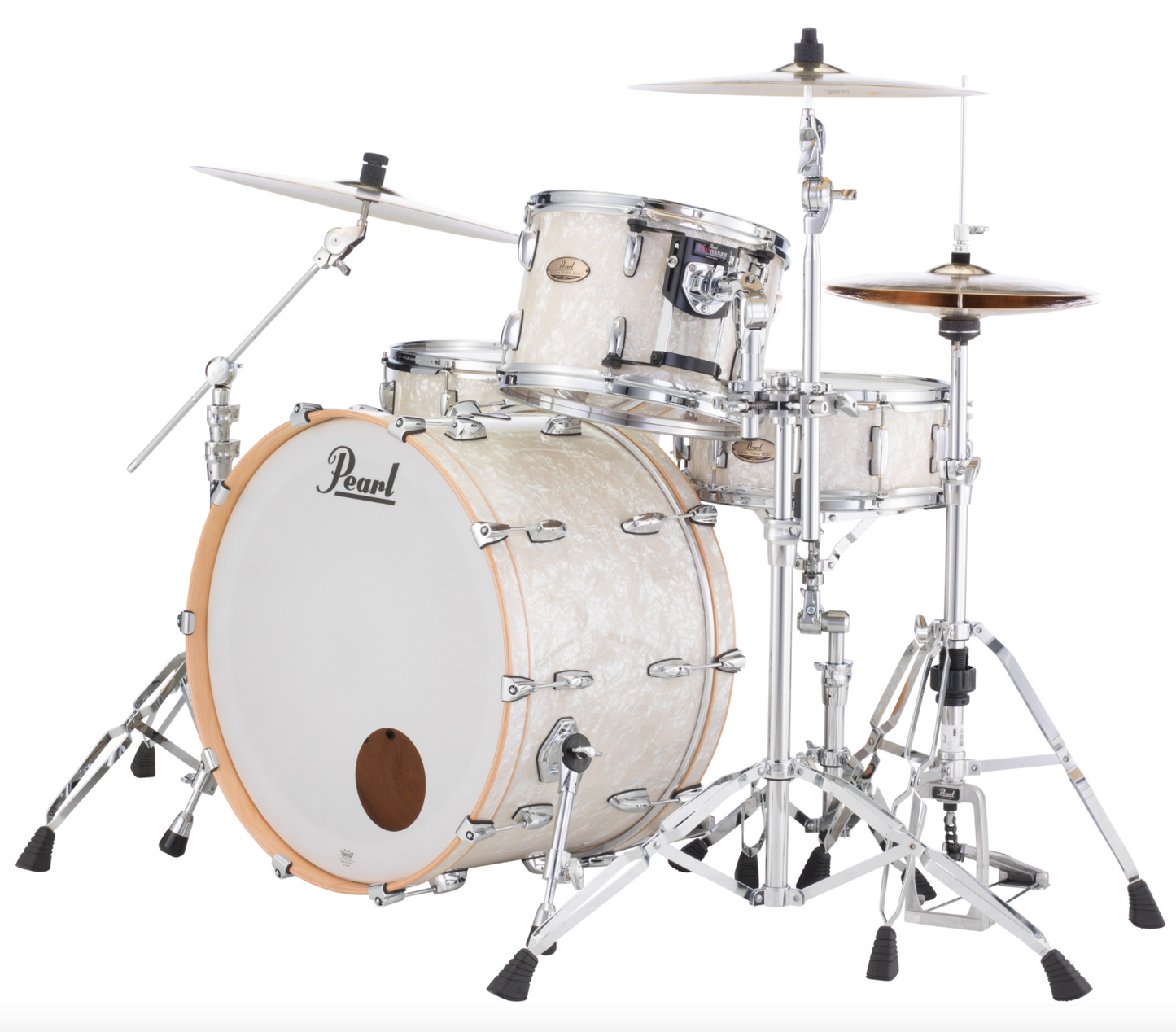 Pearl Session Studio Select 3-piece Shell Pack - 24" Bass Drum NICOTINE WHITE MARINE PEARL