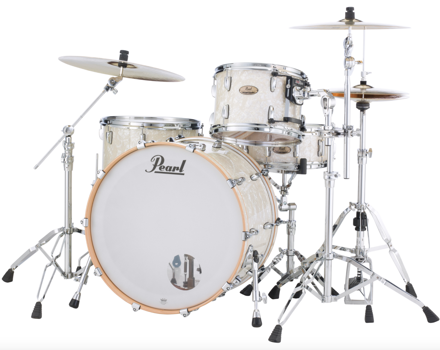 Pearl Session Studio Select 3-piece Shell Pack - 24" Bass Drum NICOTINE WHITE MARINE PEARL
