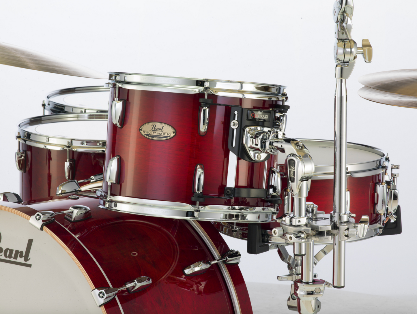 Pearl Session Studio Select 3-piece Shell Pack - 24" Bass Drum ANTIQUE CRIMSON BURST