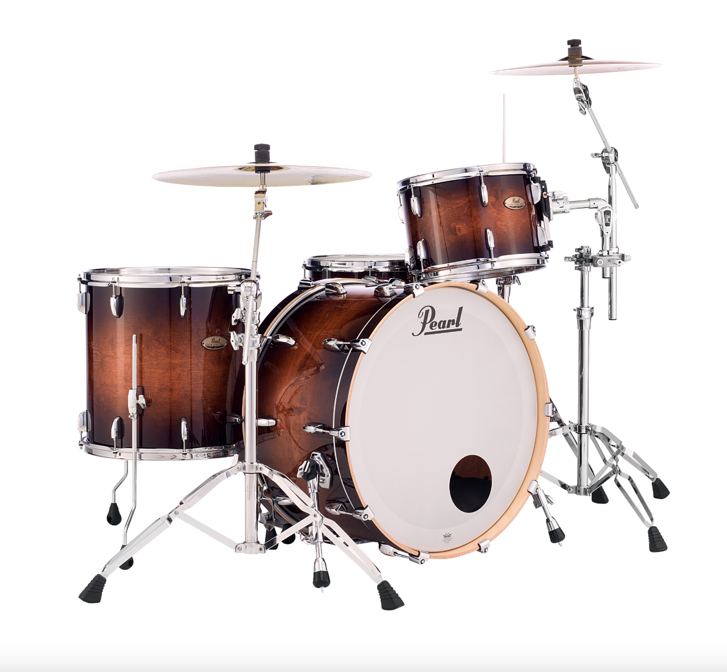 Pearl Session Studio Select 3-piece Shell Pack - 24" Bass Drum GLOSS BARNWOOD BROWN