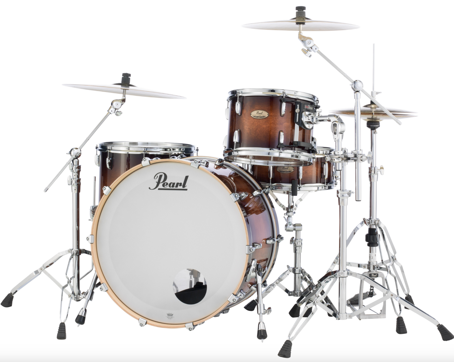 Pearl Session Studio Select 3-piece Shell Pack - 24" Bass Drum GLOSS BARNWOOD BROWN