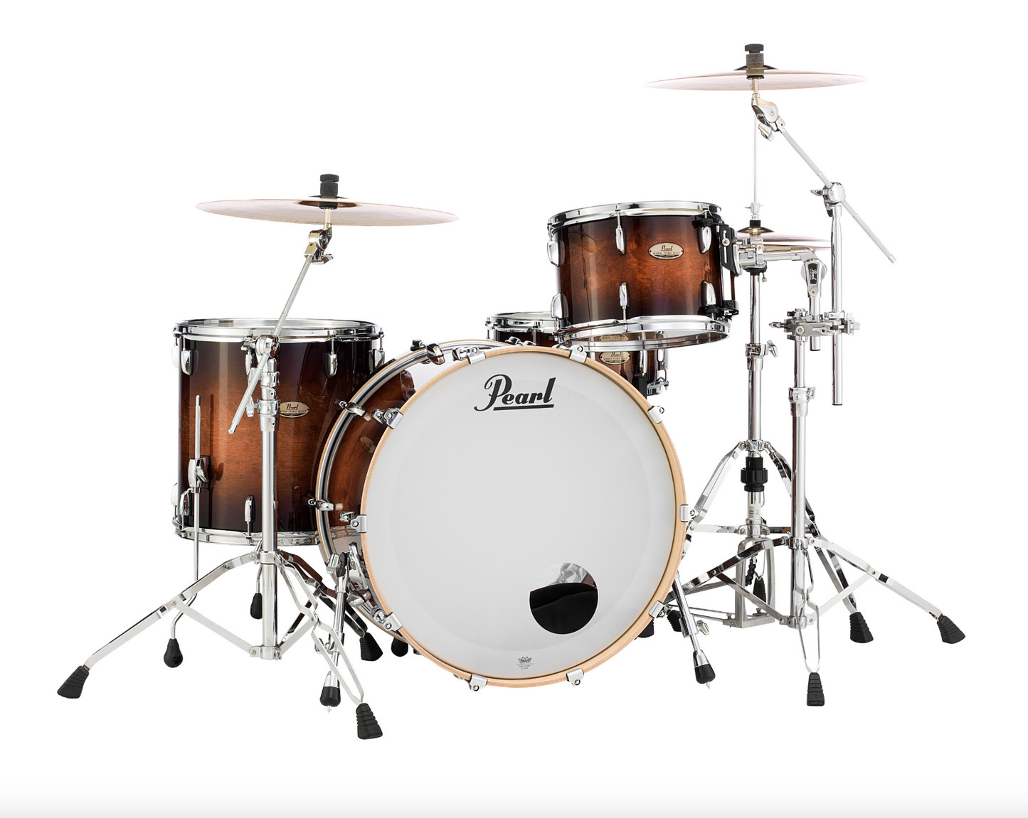 Pearl Session Studio Select 3-piece Shell Pack - 24" Bass Drum GLOSS BARNWOOD BROWN