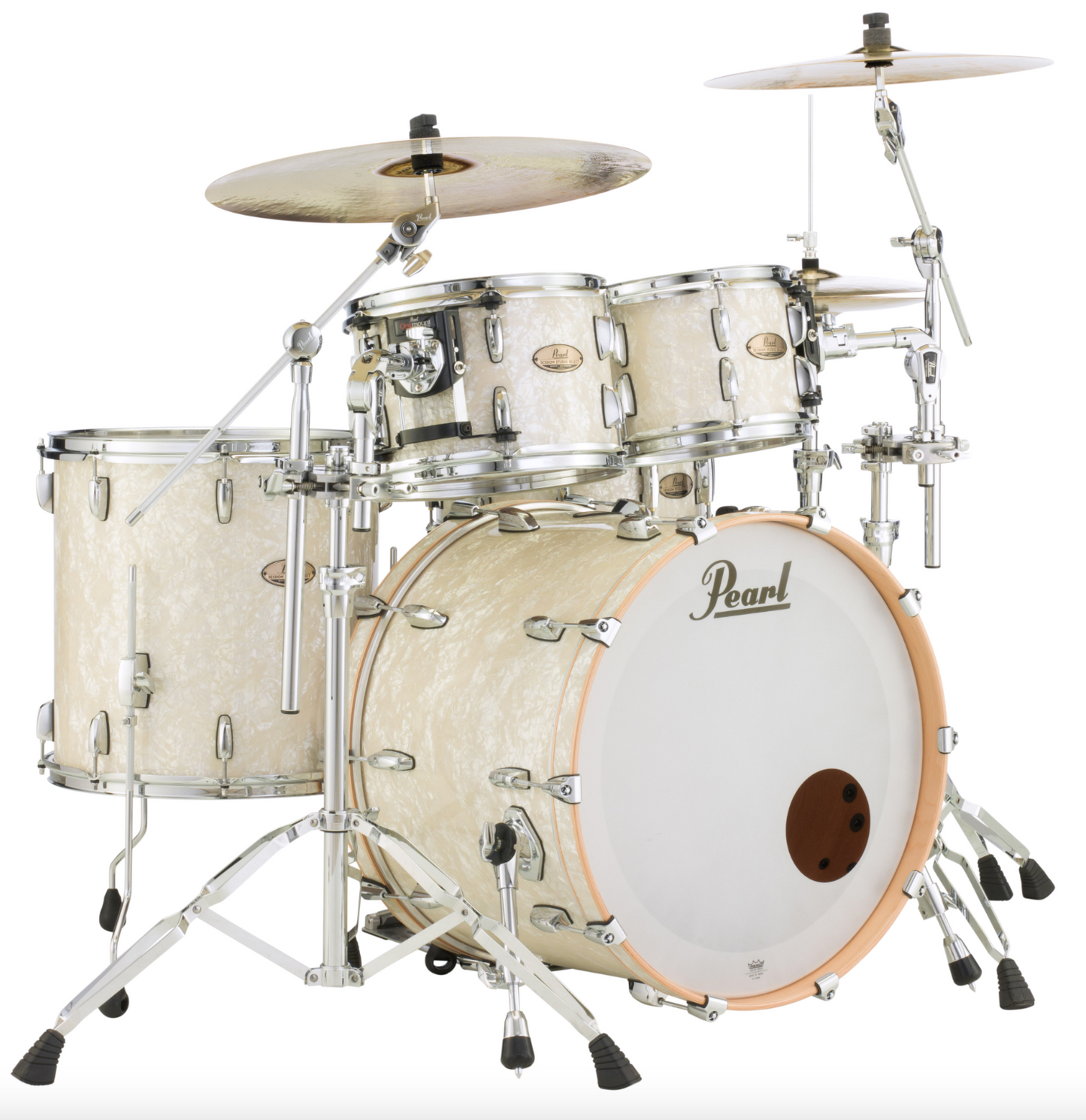 Pearl Session Studio Select 4-piece Shell Pack - 22" Bass Drum NICOTINE WHITE MARINE PEARL