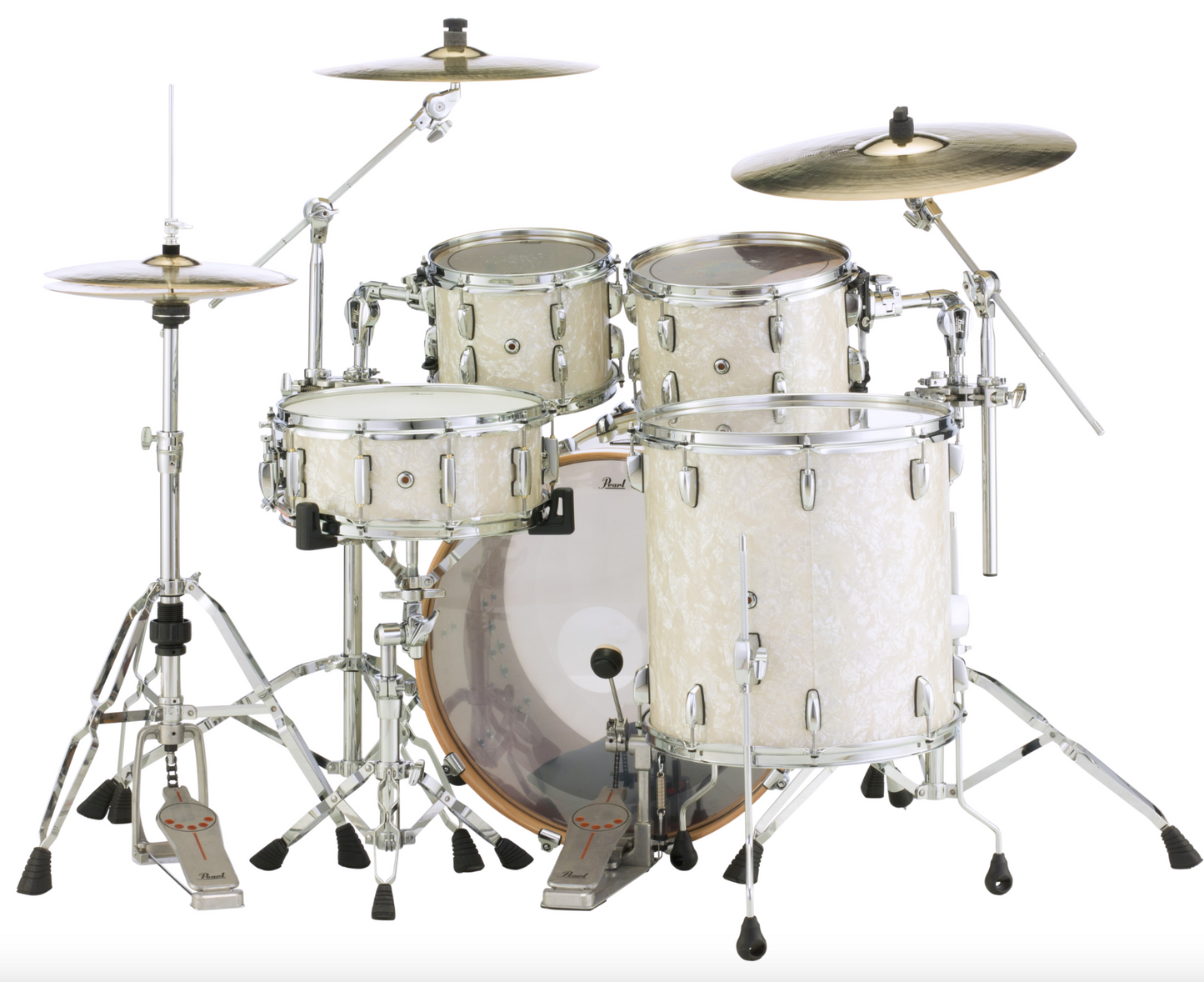 Pearl Session Studio Select 4-piece Shell Pack - 22" Bass Drum NICOTINE WHITE MARINE PEARL