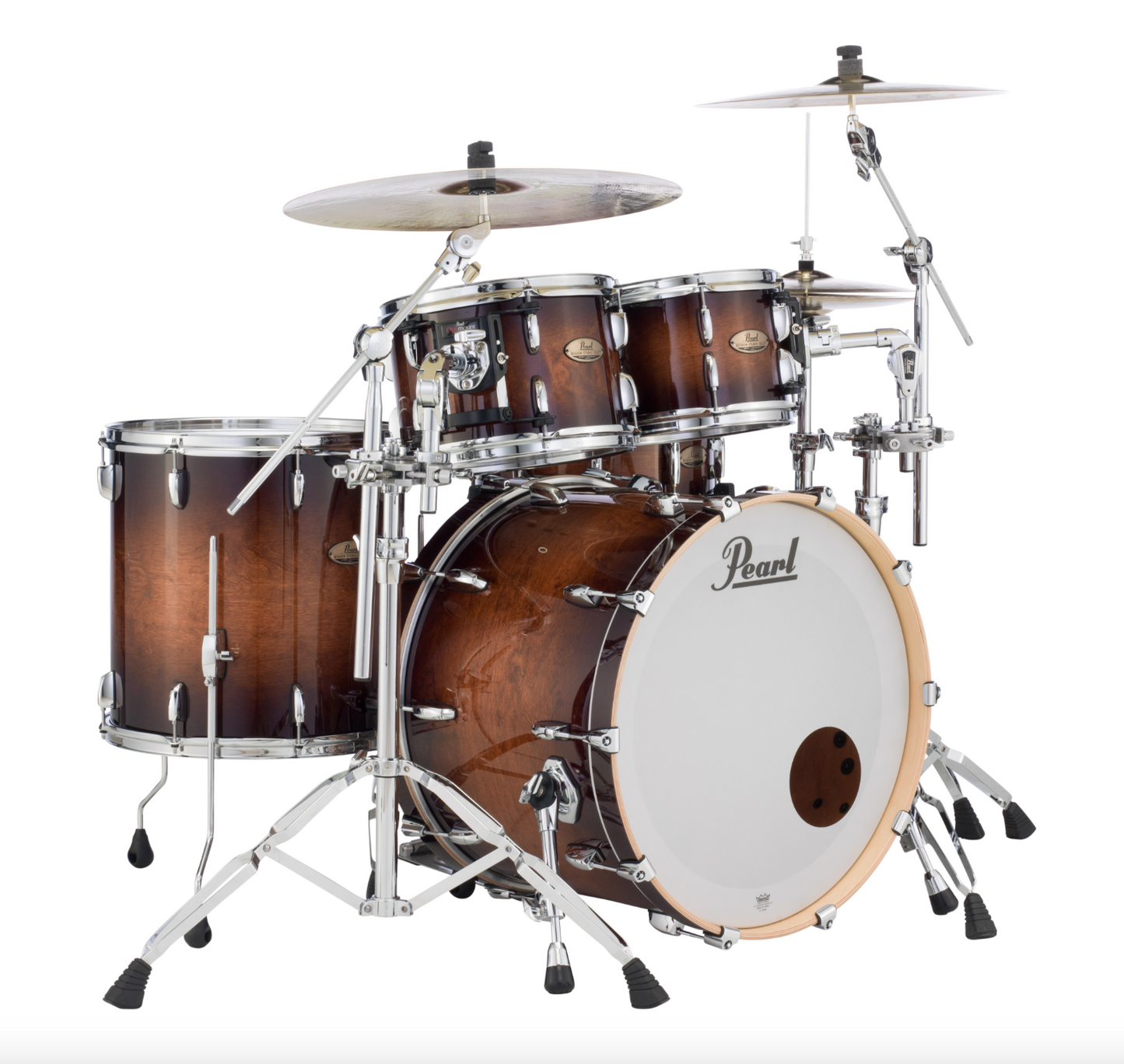 Pearl Session Studio Select 4-piece Shell Pack - 22" Bass Drum GLOSS BARNWOOD BROWN