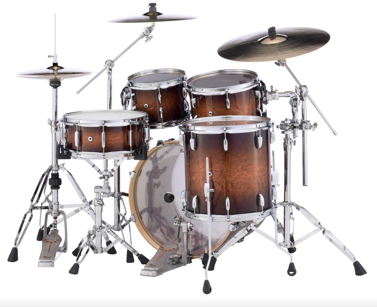 Pearl Session Studio Select 4-piece Shell Pack - 20" Bass Drum GLOSS BARNWOOD BROWN