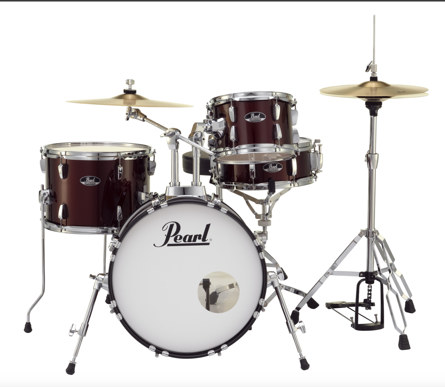 Pearl Roadshow 4-Piece Shell Pack - 18" Bass Drum RED WINE