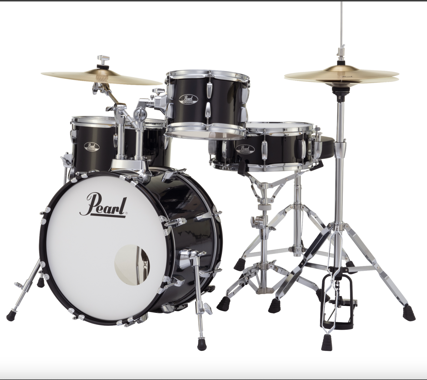 Pearl Roadshow 4-Piece Shell Pack - 18" Bass Drum JET BLACK