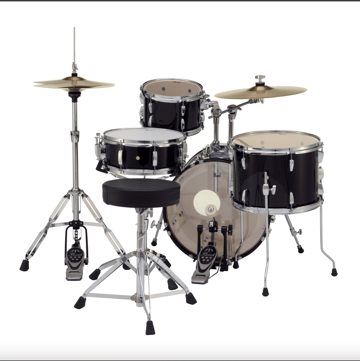 Pearl Roadshow 4-Piece Shell Pack - 18" Bass Drum JET BLACK
