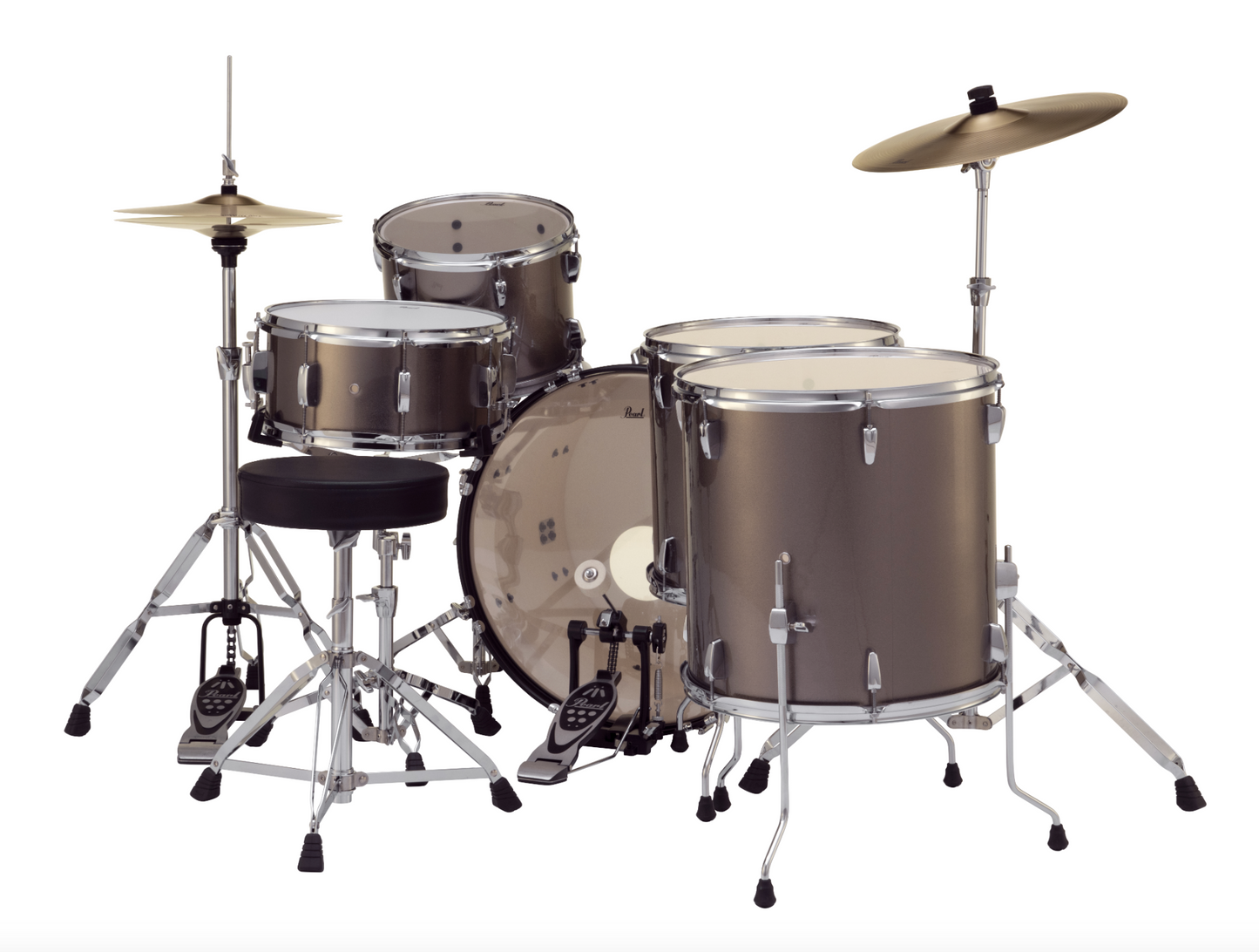 Pearl Roadshow 5-Piece Shell Pack - 22" Bass Drum & 2 Floor Toms BRONZE