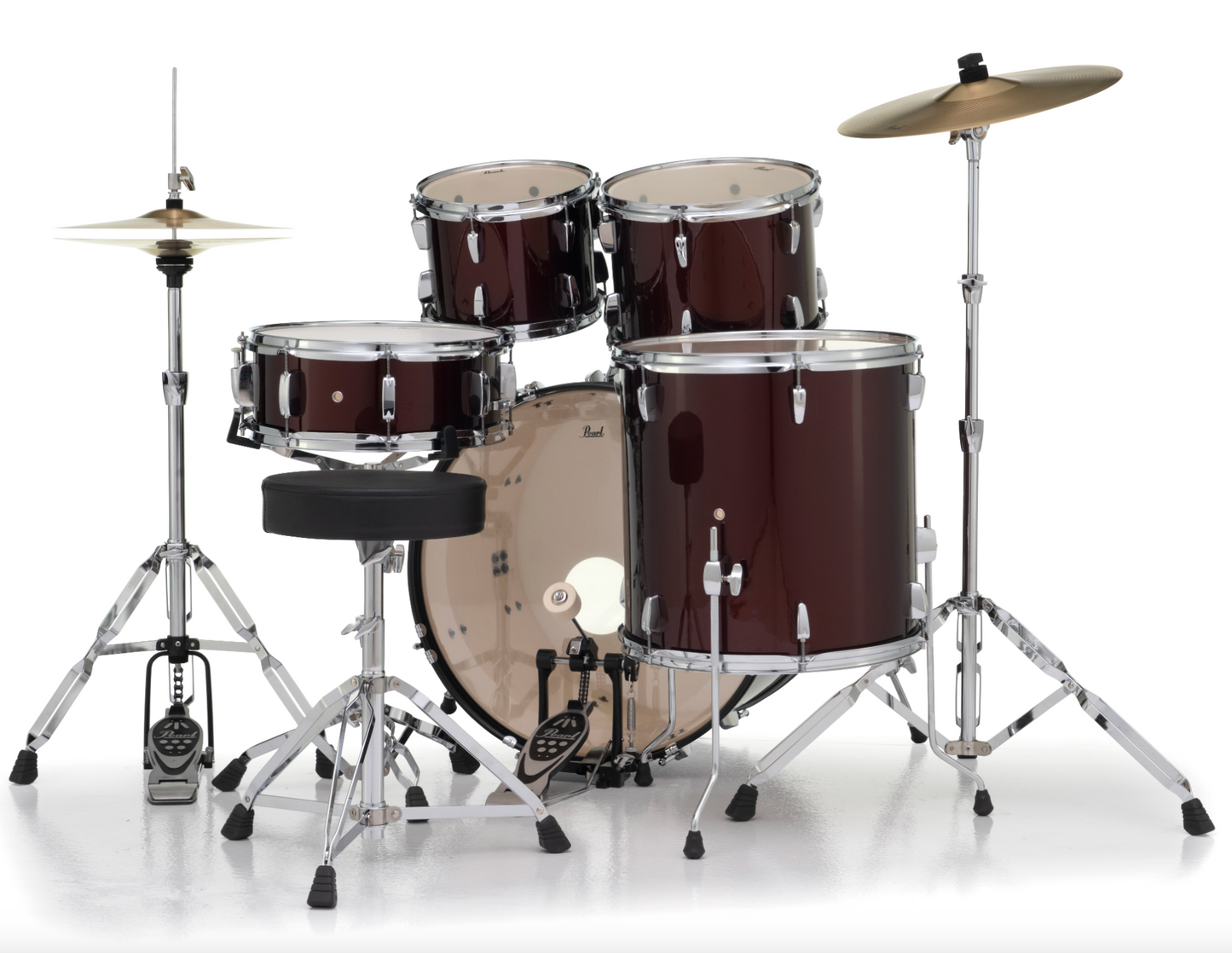 Pearl Roadshow 5-Piece Shell Pack - 22" Bass Drum RED WINE