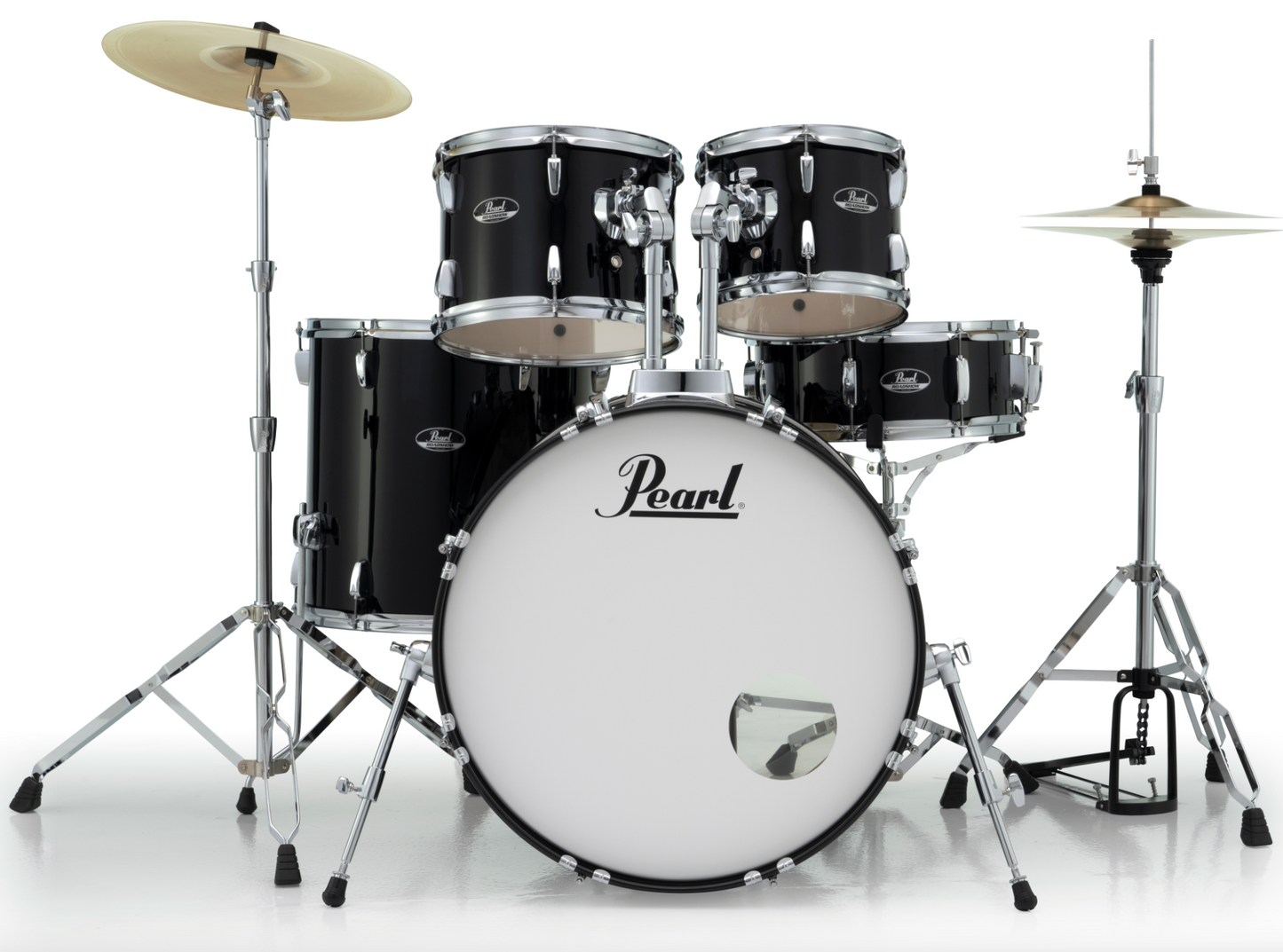 Pearl Roadshow 5-Piece Shell Pack - 22" Bass Drum JET BLACK
