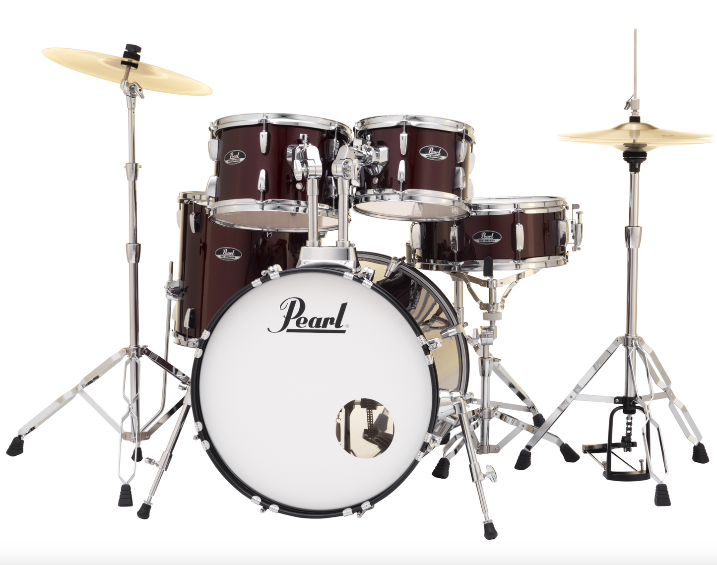 Pearl Roadshow 5-Piece Shell Pack - 20" Bass Drum RED WINE