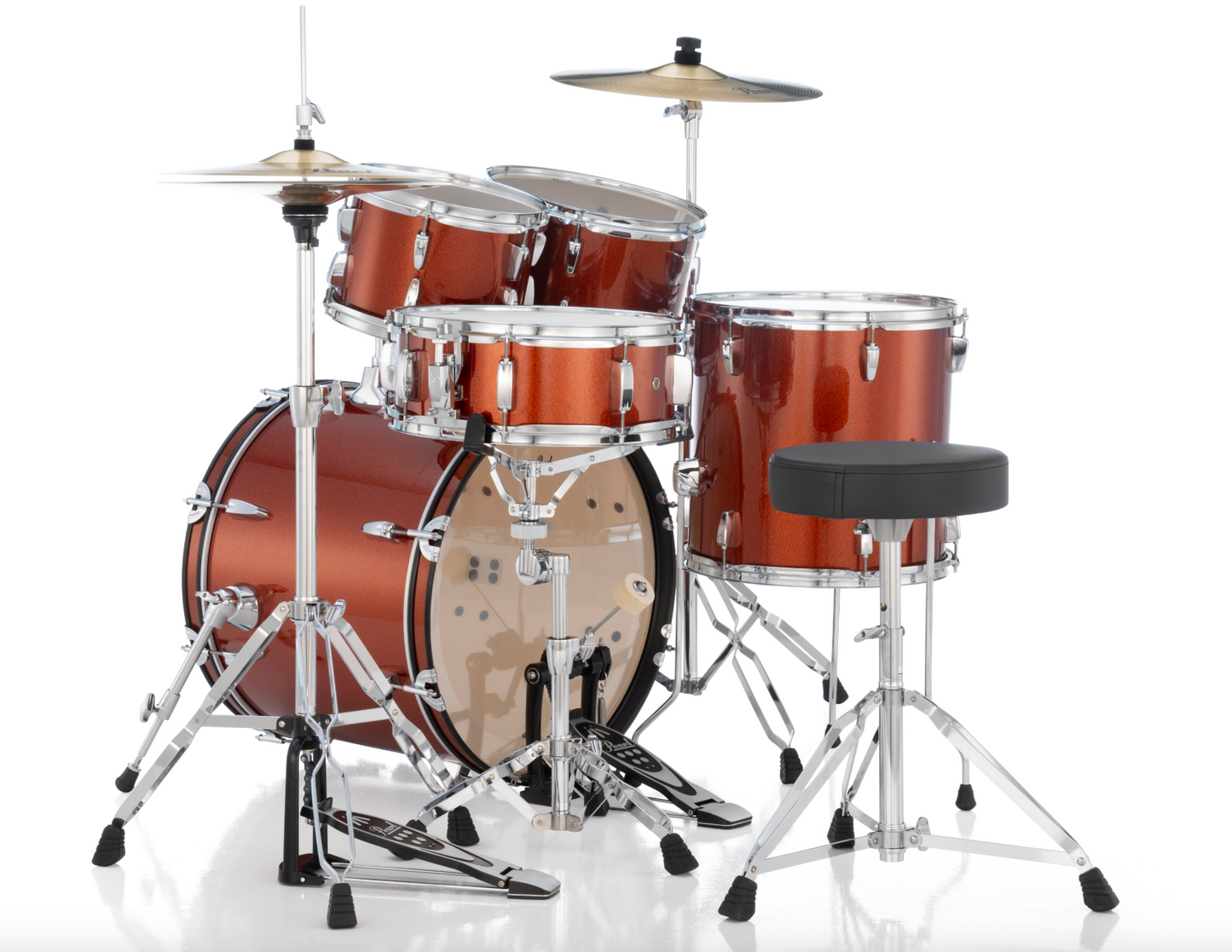 Pearl Roadshow 5-Piece Shell Pack - 20" Bass Drum BURNT ORANGE SPARKLE