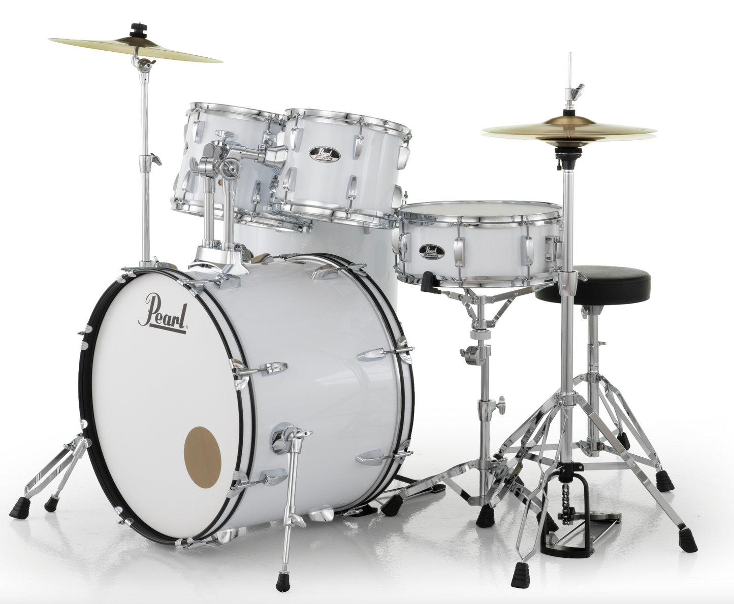Pearl Roadshow 5-Piece Shell Pack - 20" Bass Drum PURE WHITE