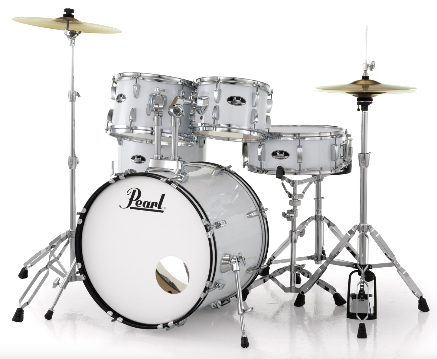 Pearl Roadshow 5-Piece Shell Pack - 20" Bass Drum PURE WHITE
