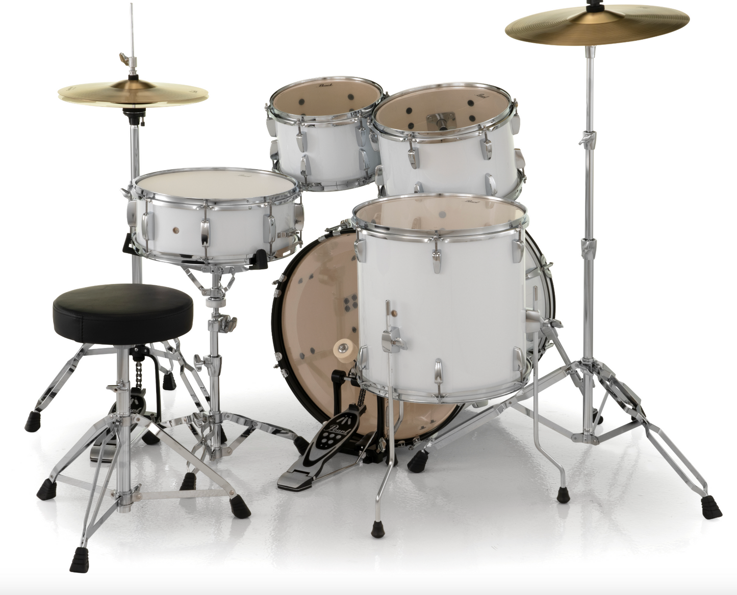 Pearl Roadshow 5-Piece Shell Pack - 20" Bass Drum PURE WHITE