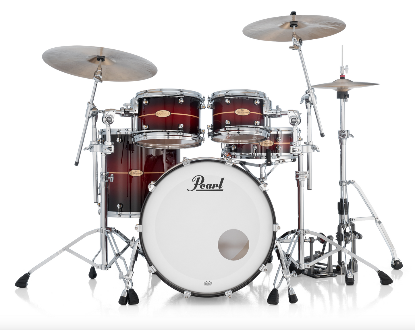 Pearl Reference One 4 Piece Shell Pack "XSP" - 22" Bass Drum NATURAL BANDED REDBURST