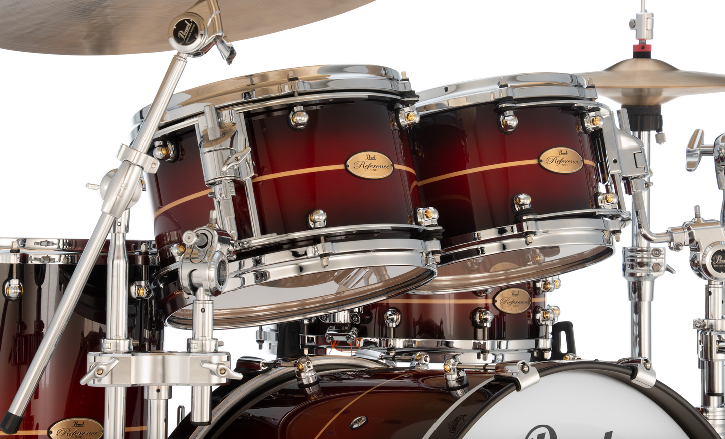 Pearl Reference One 4 Piece Shell Pack "XSP" - 22" Bass Drum NATURAL BANDED REDBURST