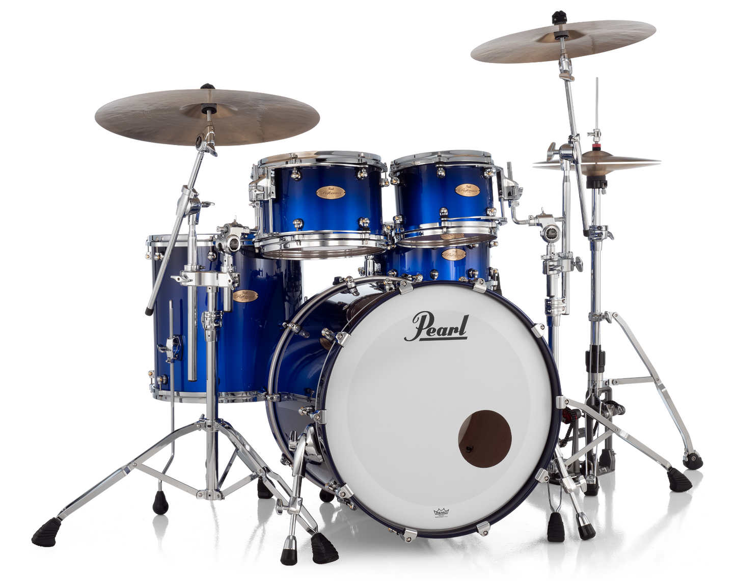 Pearl Reference One 4 Piece Shell Pack "XESP" - 22" Bass Drum KOBALT BLUE FADE METALLIC