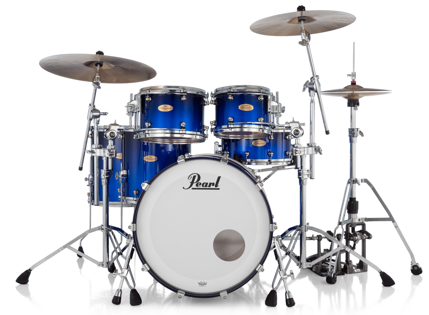Pearl Reference One 4 Piece Shell Pack "XESP" - 22" Bass Drum KOBALT BLUE FADE METALLIC