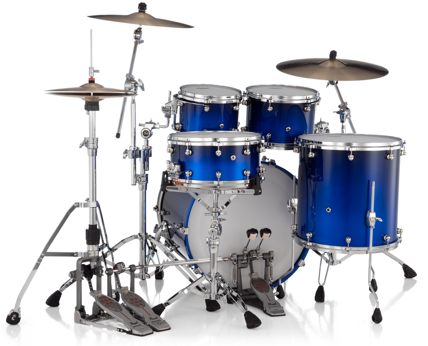 Pearl Reference One 4 Piece Shell Pack "XESP" - 22" Bass Drum KOBALT BLUE FADE METALLIC